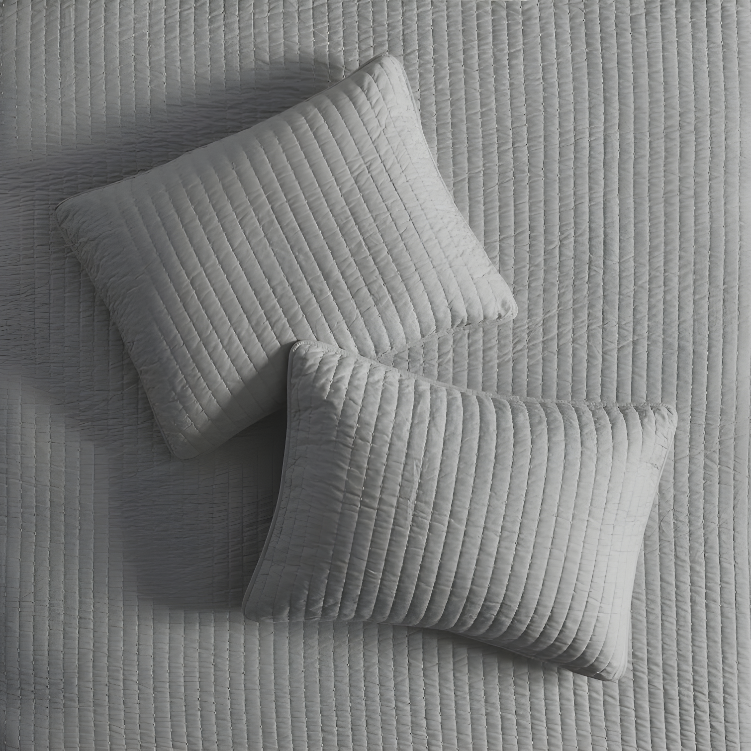 Barwick Reversible Solid 3 Piece Quilt Set