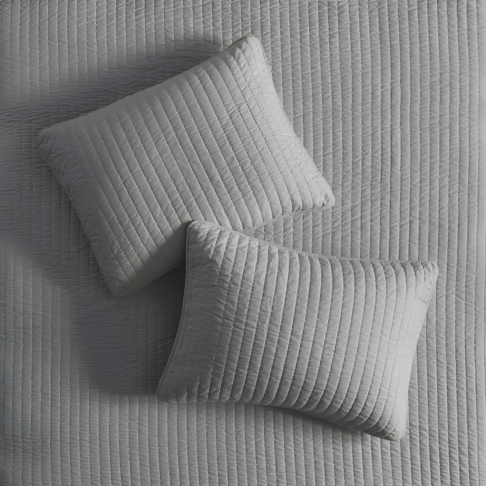 Barwick Reversible Solid 3 Piece Quilt Set