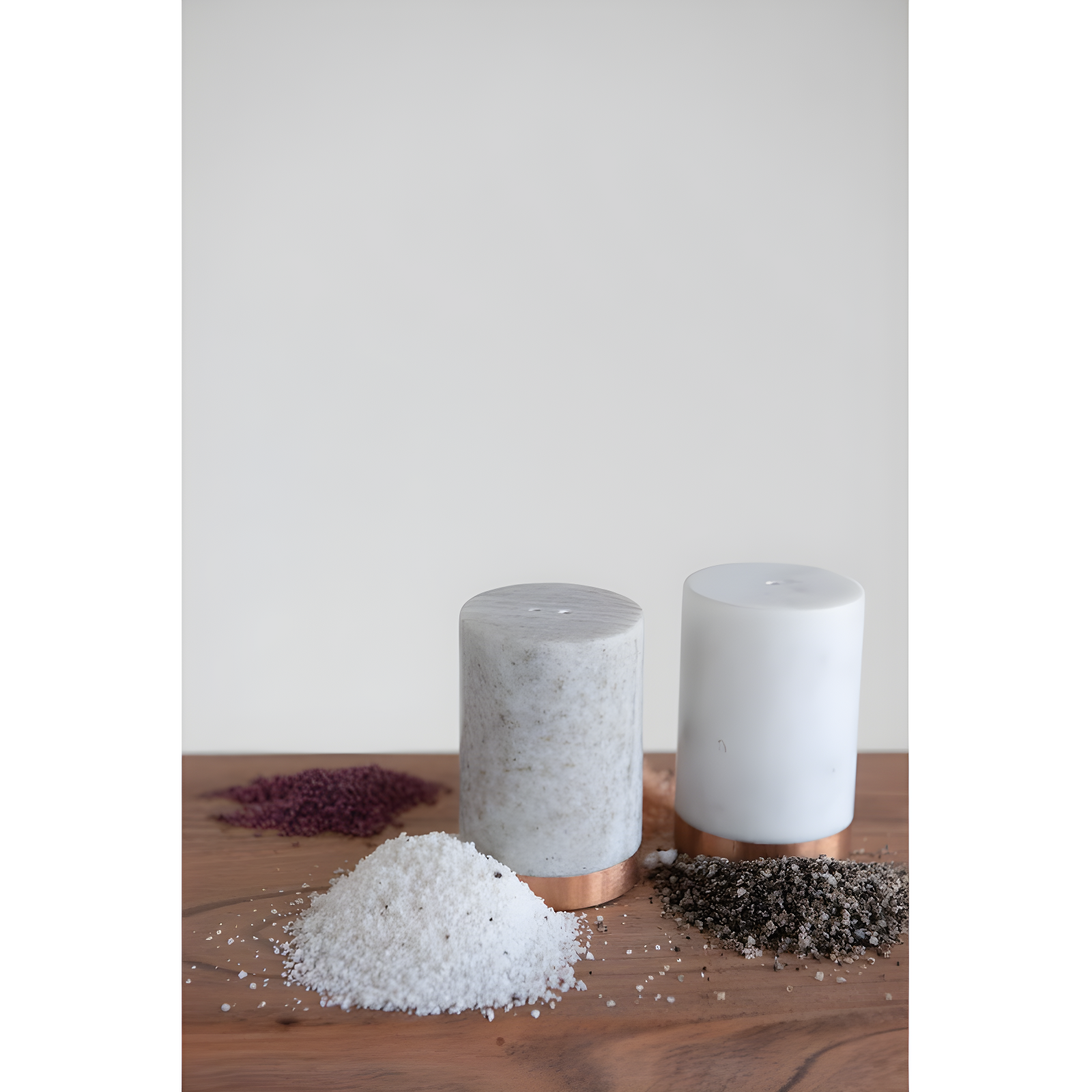 Creative Co-Op Marble Salt and Pepper Shaker Set & Reviews | Joss & Main