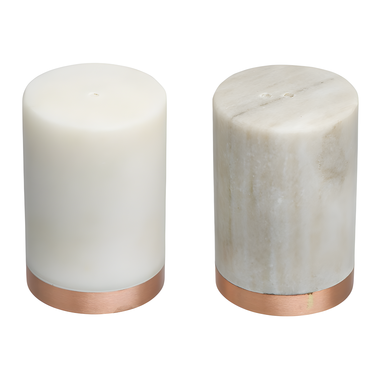 Creative Co-Op Marble Salt and Pepper Shaker Set & Reviews | Joss & Main