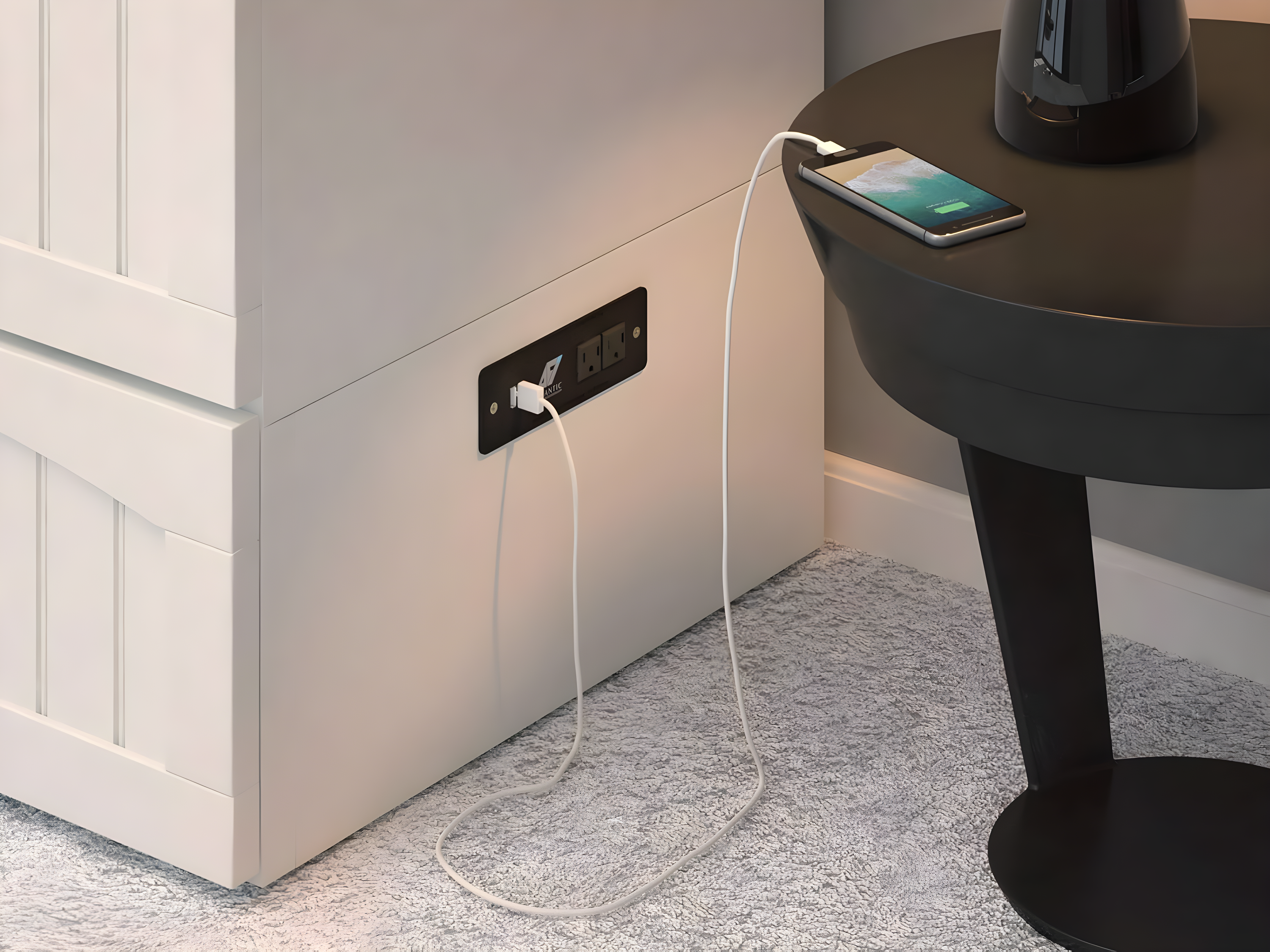 Southampton Murphy Bed Chest with USB Turbo Charger - AFI