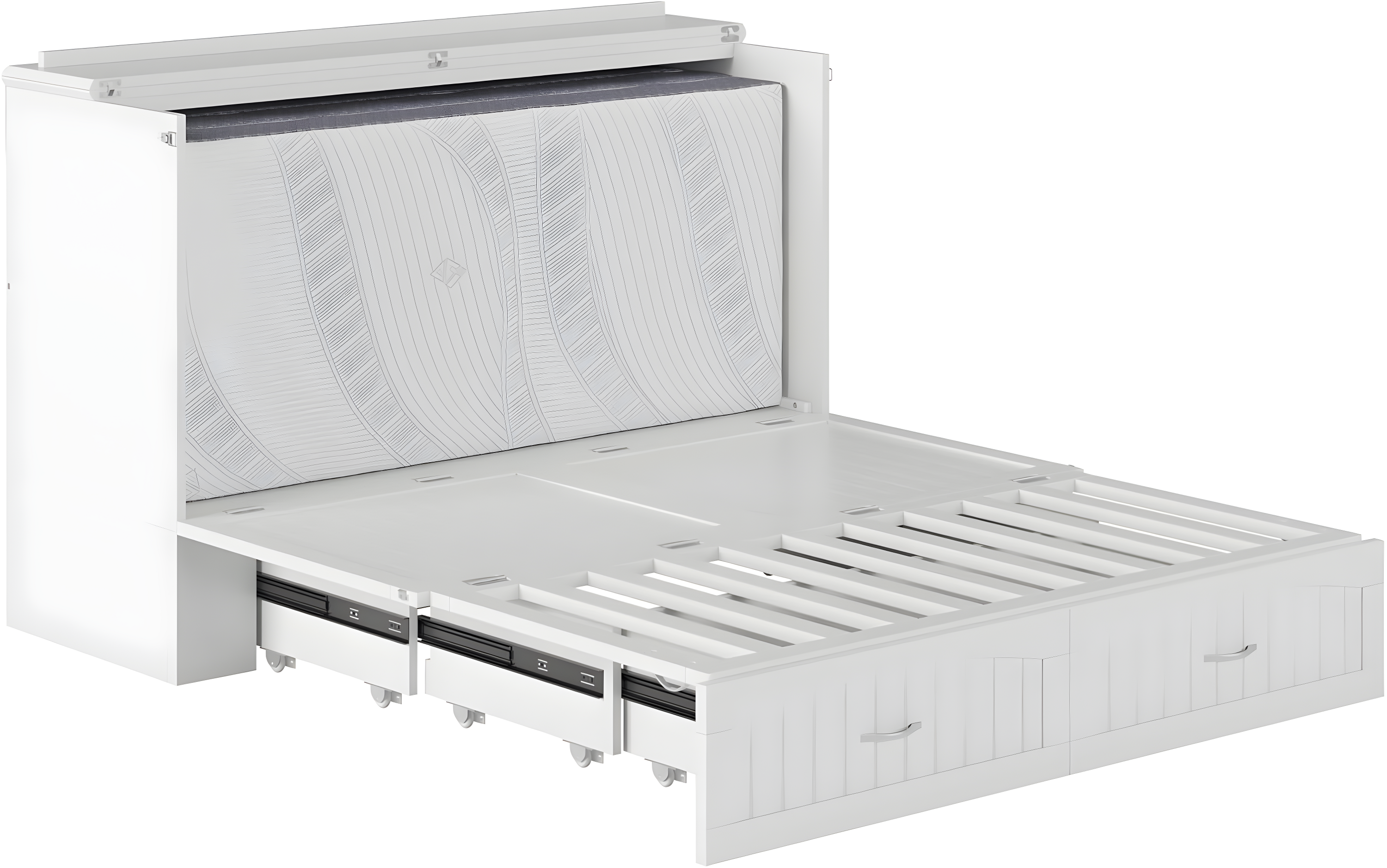 Southampton Murphy Bed Chest with USB Turbo Charger - AFI