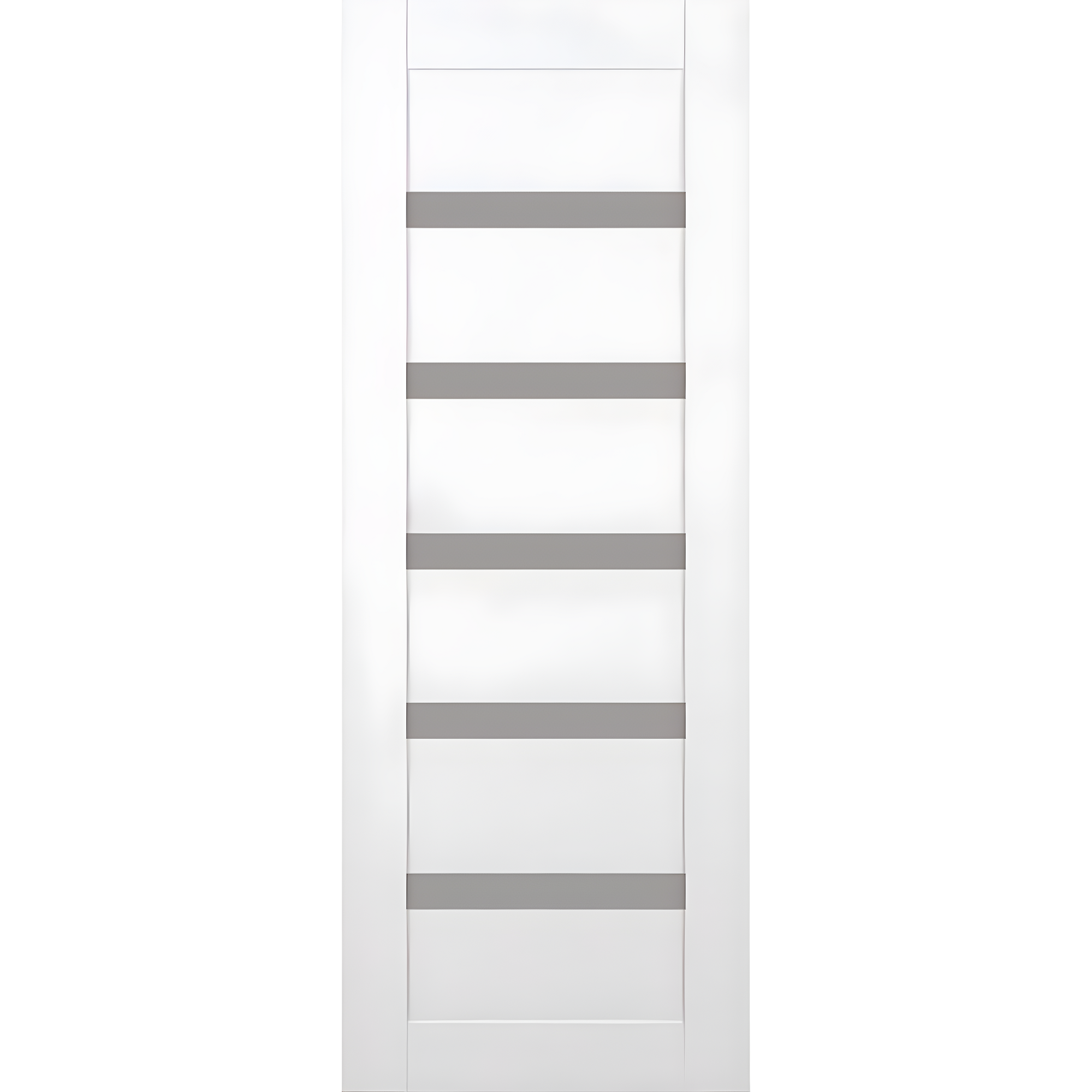 Leora Paneled Manufactured Wood and Glass Standard Door Slab