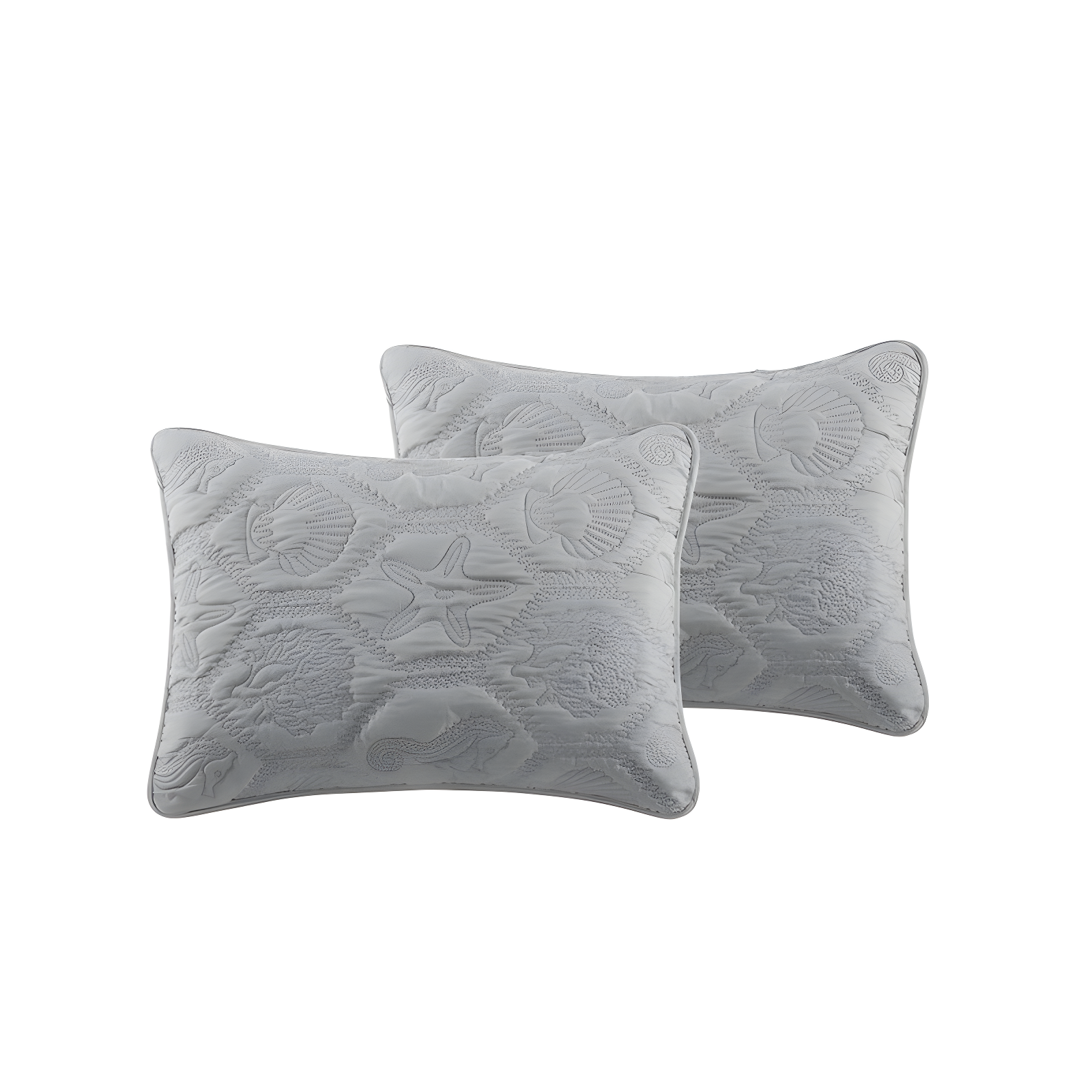 VCNY Shore 3-Piece Embossed Quilt Set