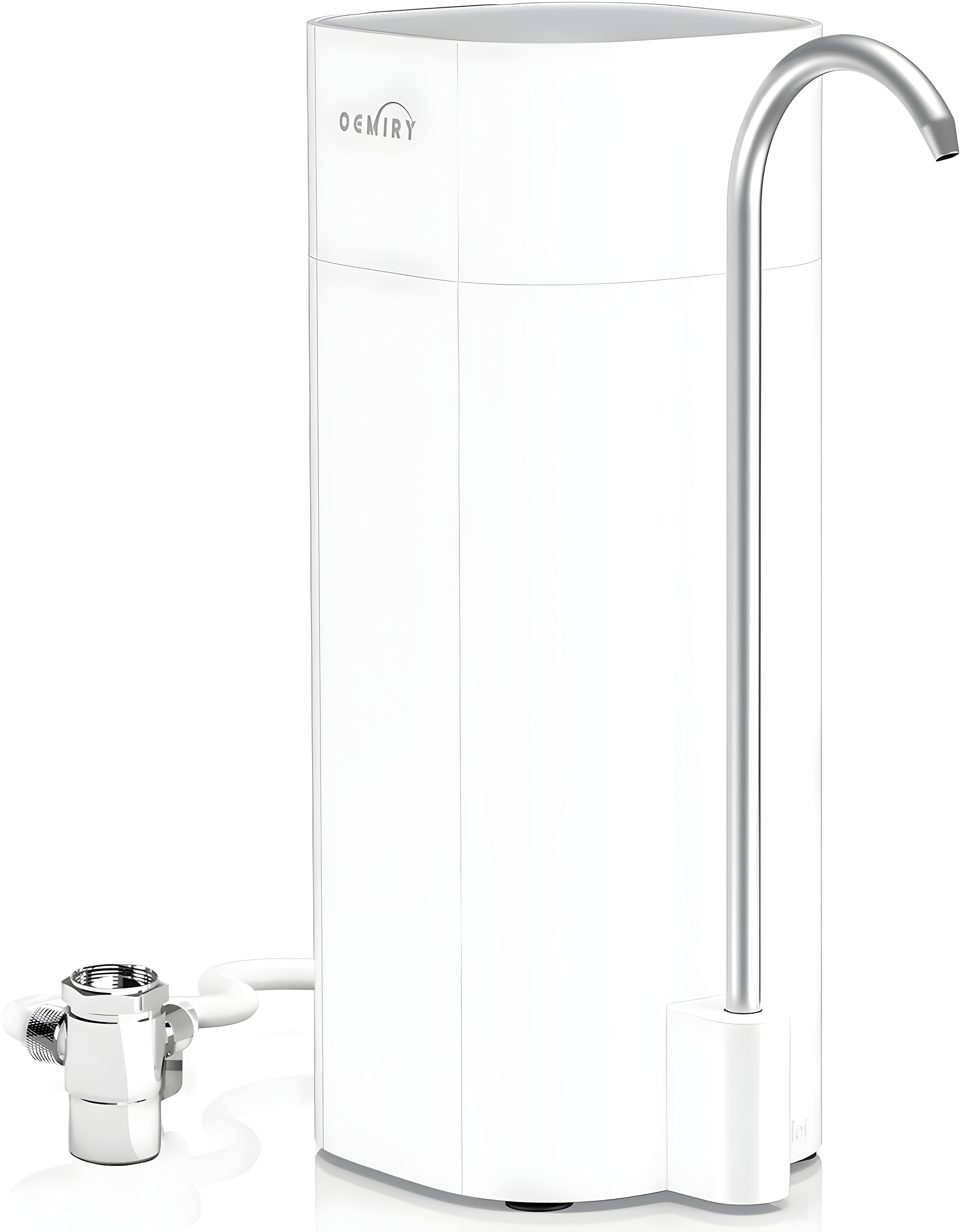 Countertop Water Filtration System, 8000 Gallons Alkaline Water Filter, Reduces 99.99% Lead, Chlorine, Heavy Metals, Bad Taste & Odor OM-CF02(1 Filter Included)