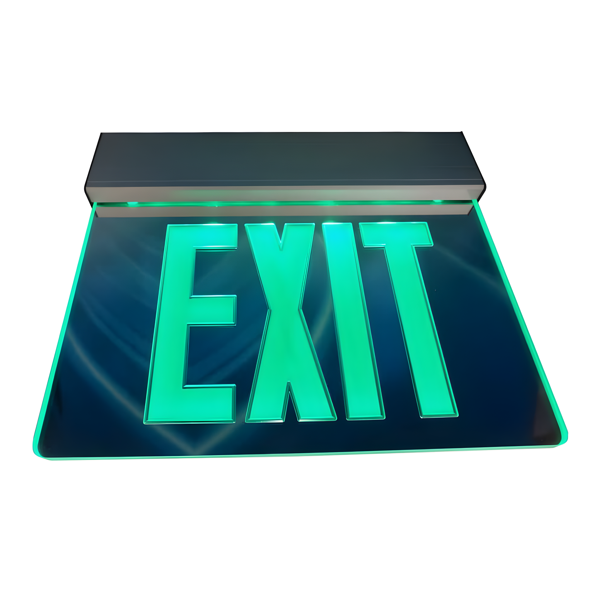 NICOR Lighting Recessed Edge-Lit LED Exit Sign | Wayfair
