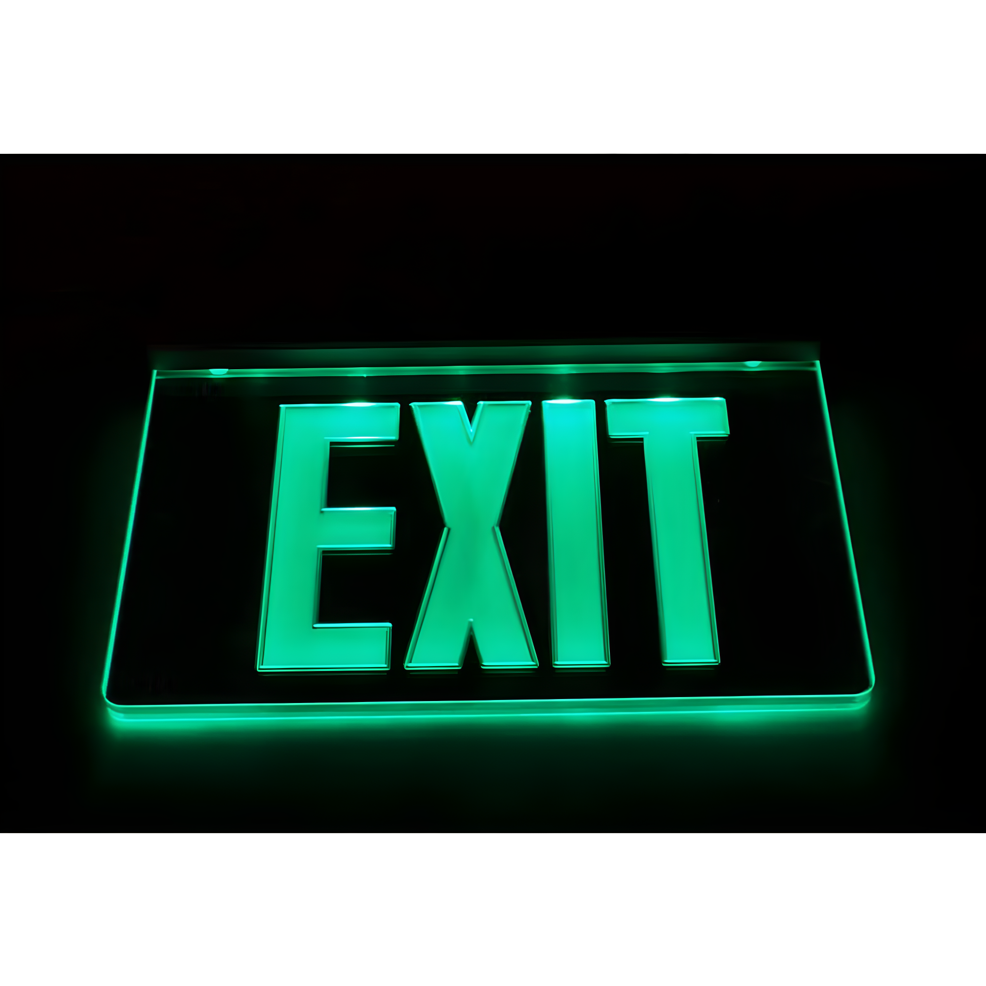 NICOR Lighting Recessed Edge-Lit LED Exit Sign | Wayfair