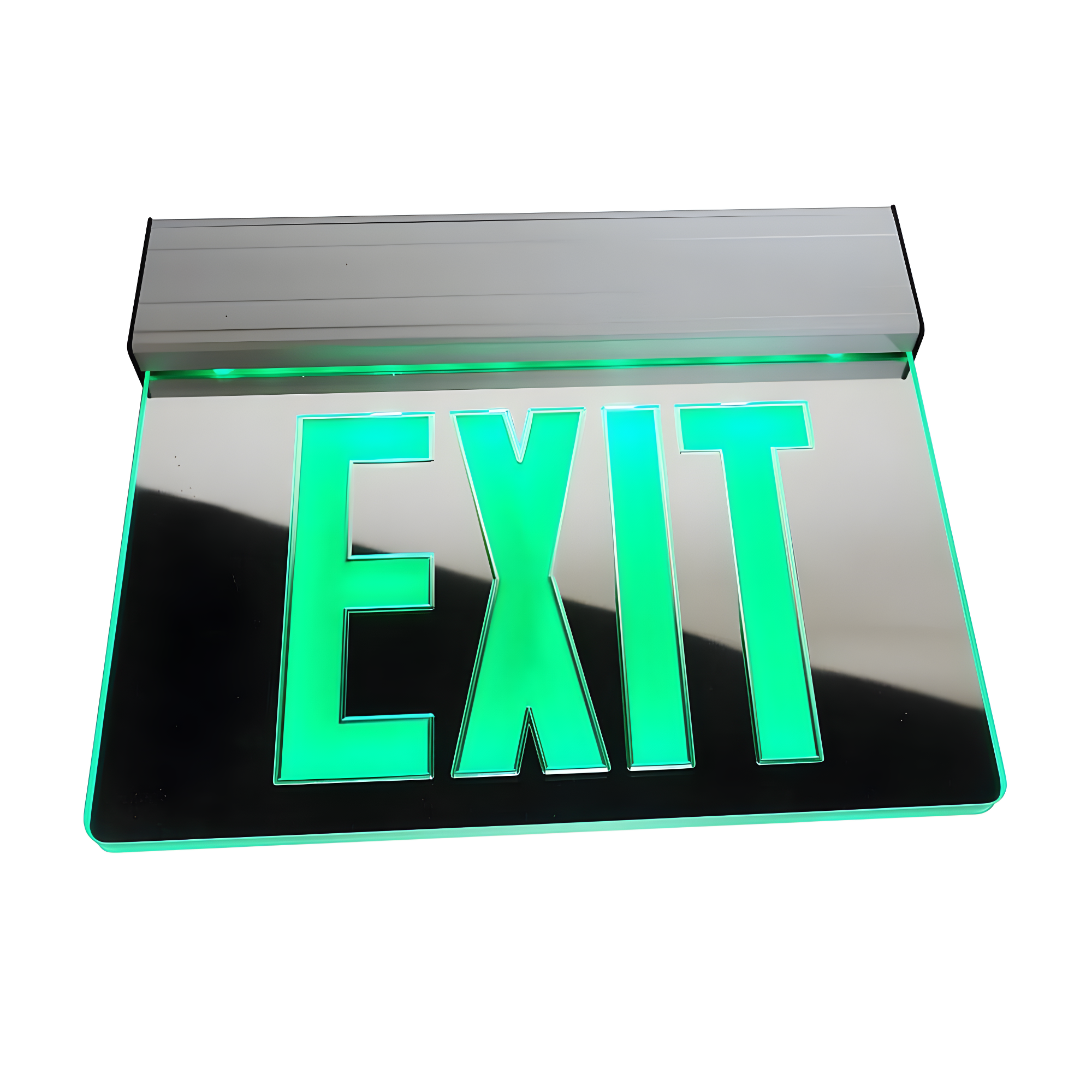 NICOR Lighting Recessed Edge-Lit LED Exit Sign | Wayfair