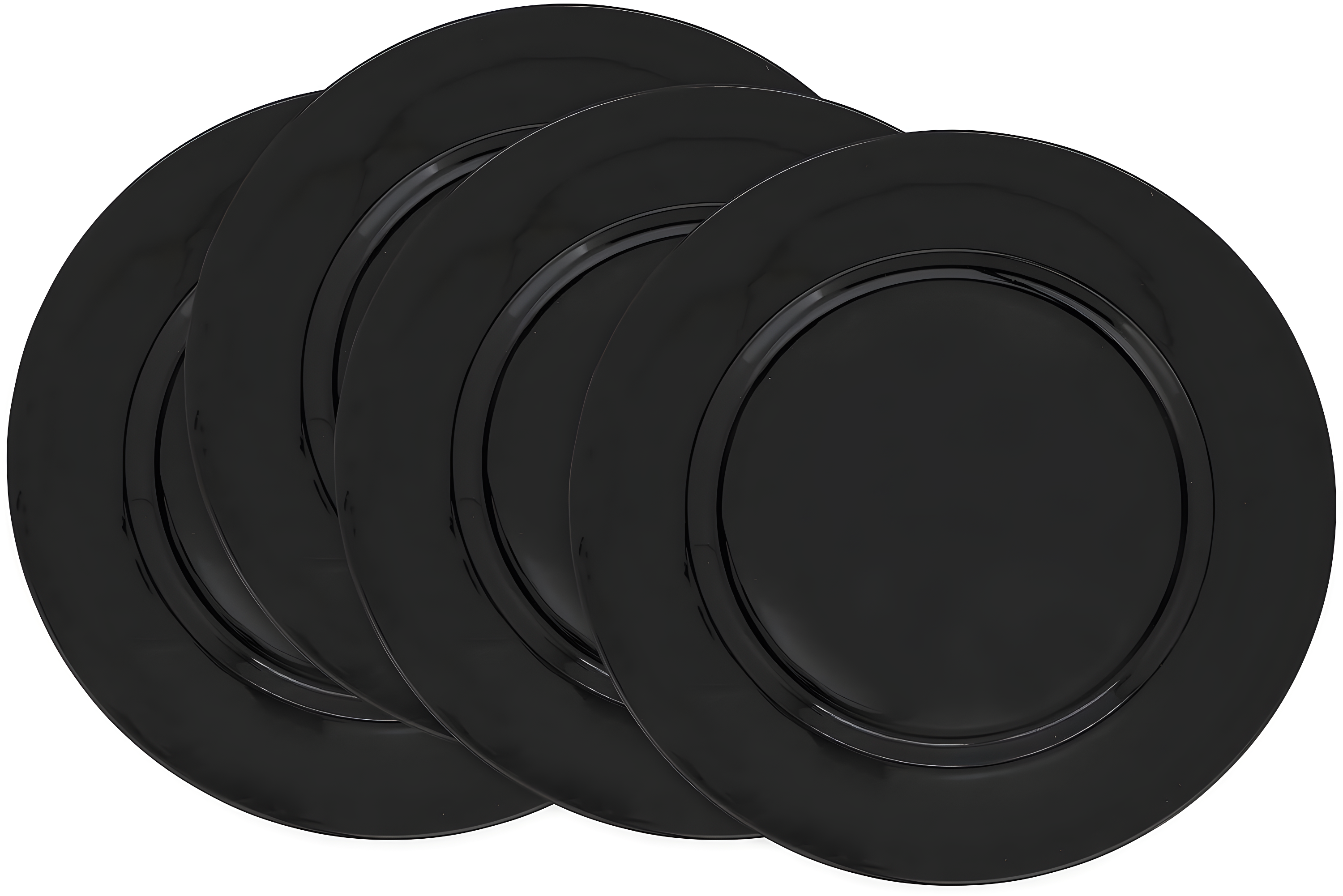 Saro Lifestyle Classic Solid Color Charger Plates, Copper, 13" Round