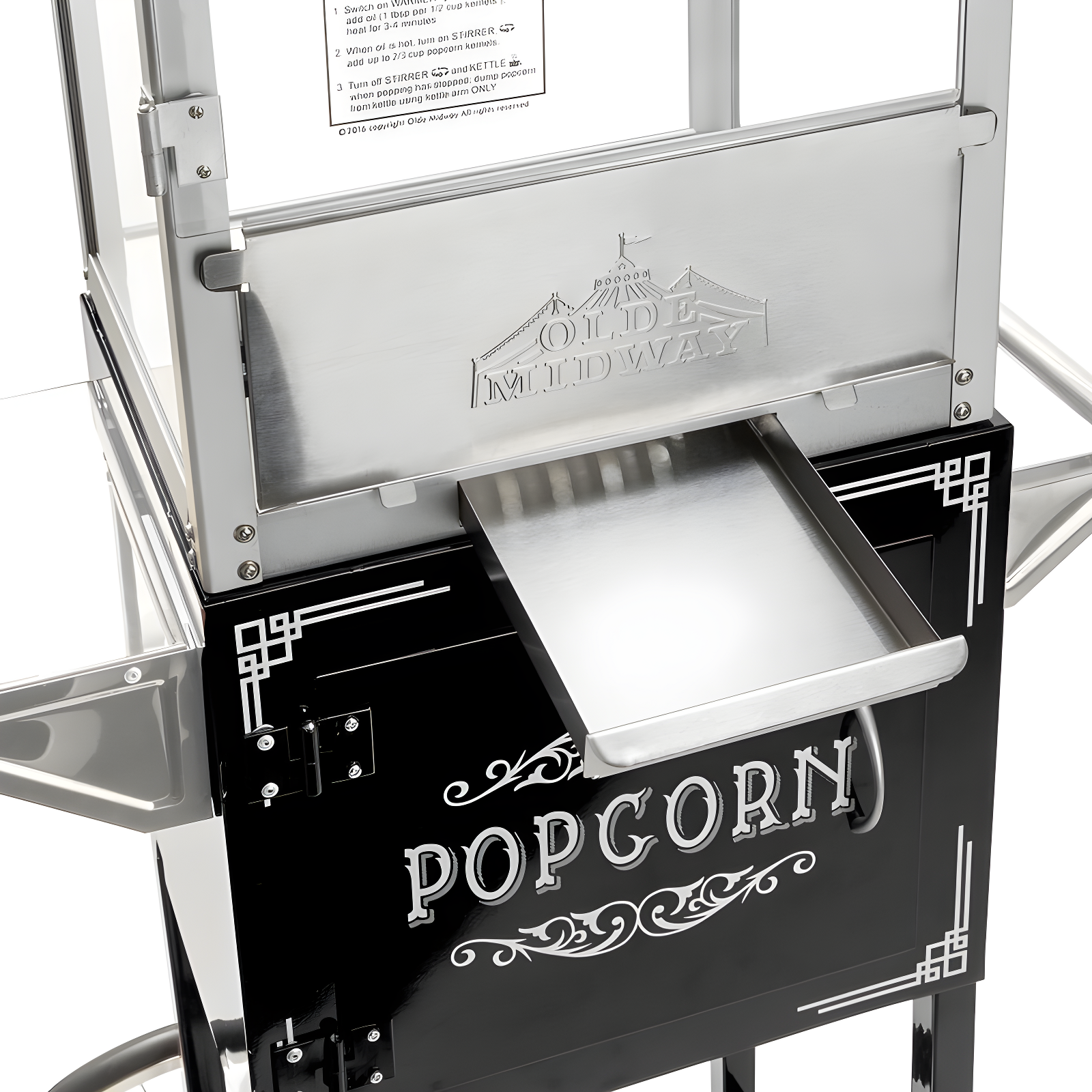 Olde Midway Olde Midway 6 Oz. Popcorn Machine Stand / Cart
