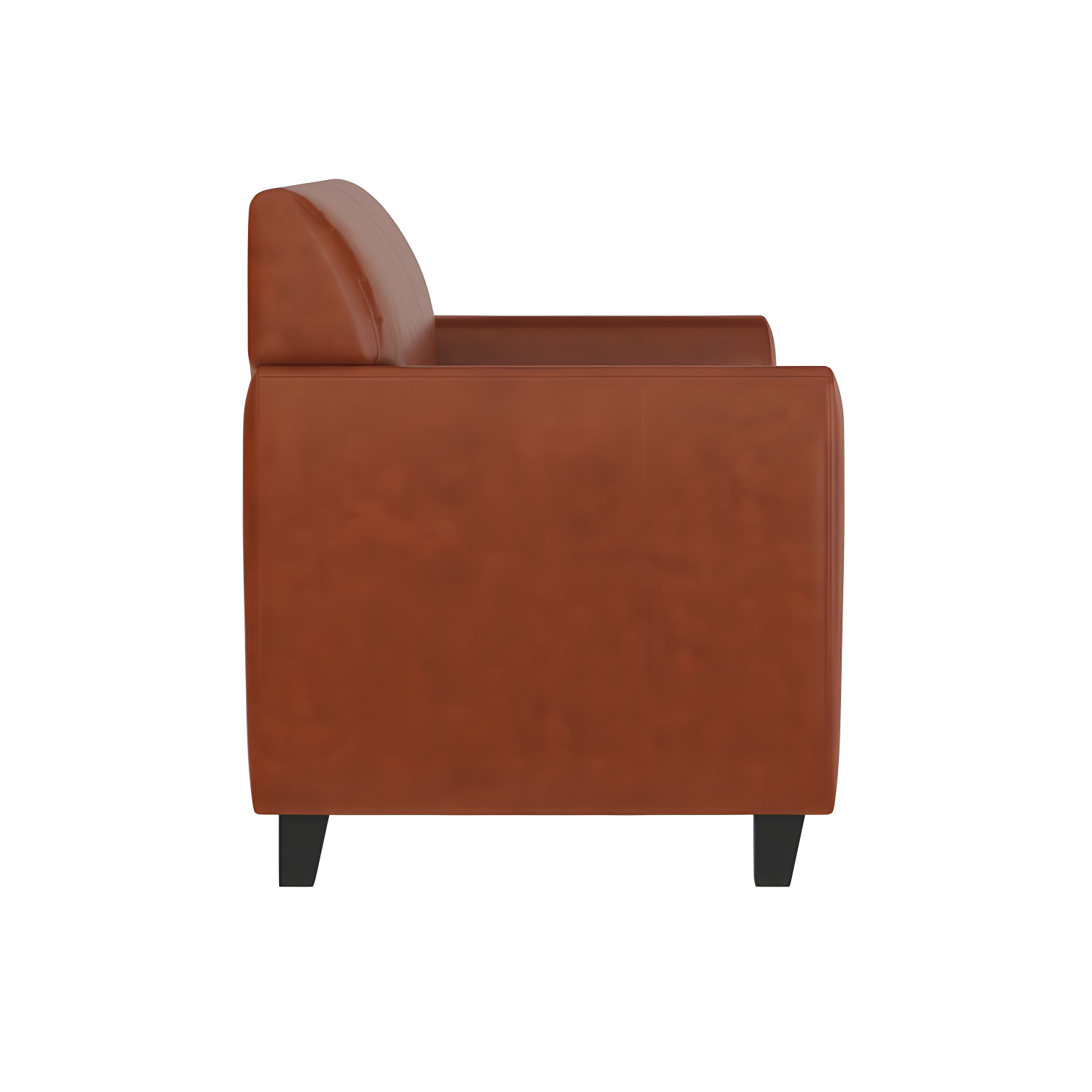 Hercules Junkersfeld 52" Modern LeatherSoft Upholstered Reception Loveseat