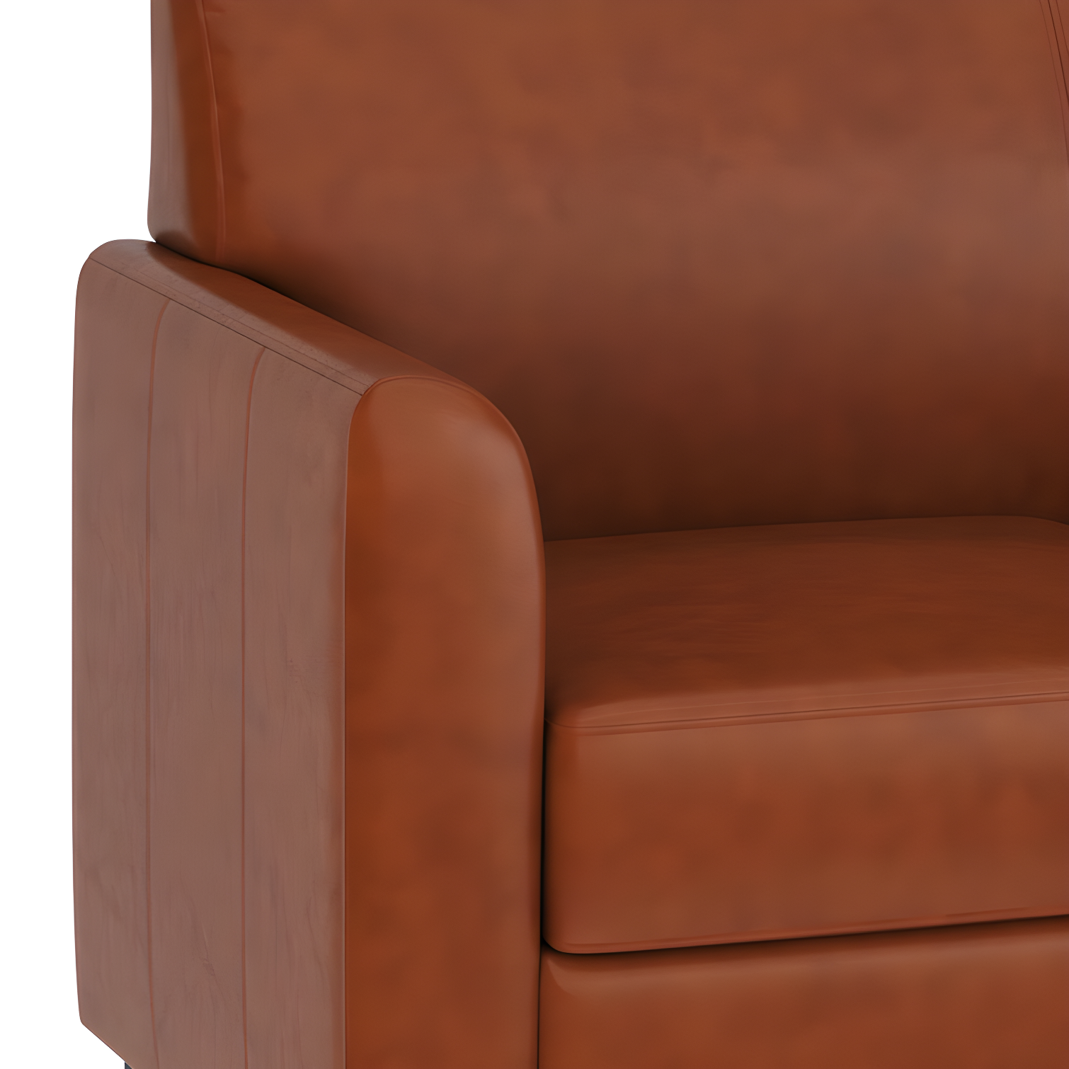 Hercules Junkersfeld 52" Modern LeatherSoft Upholstered Reception Loveseat