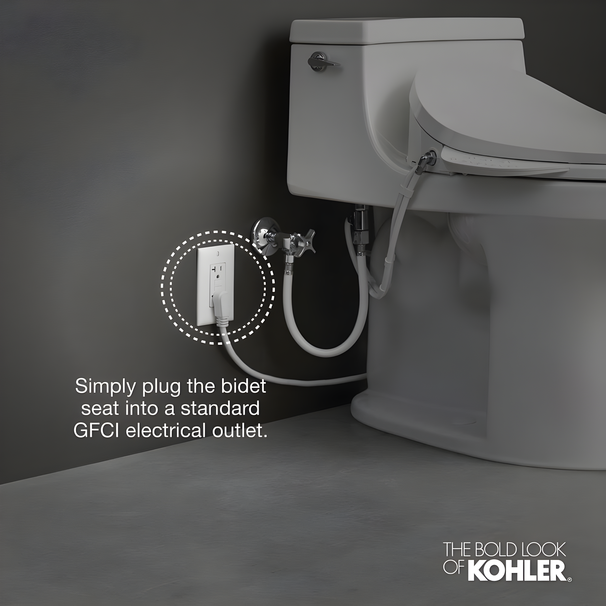 Purewash E580 Elongated Bidet Toilet Seat