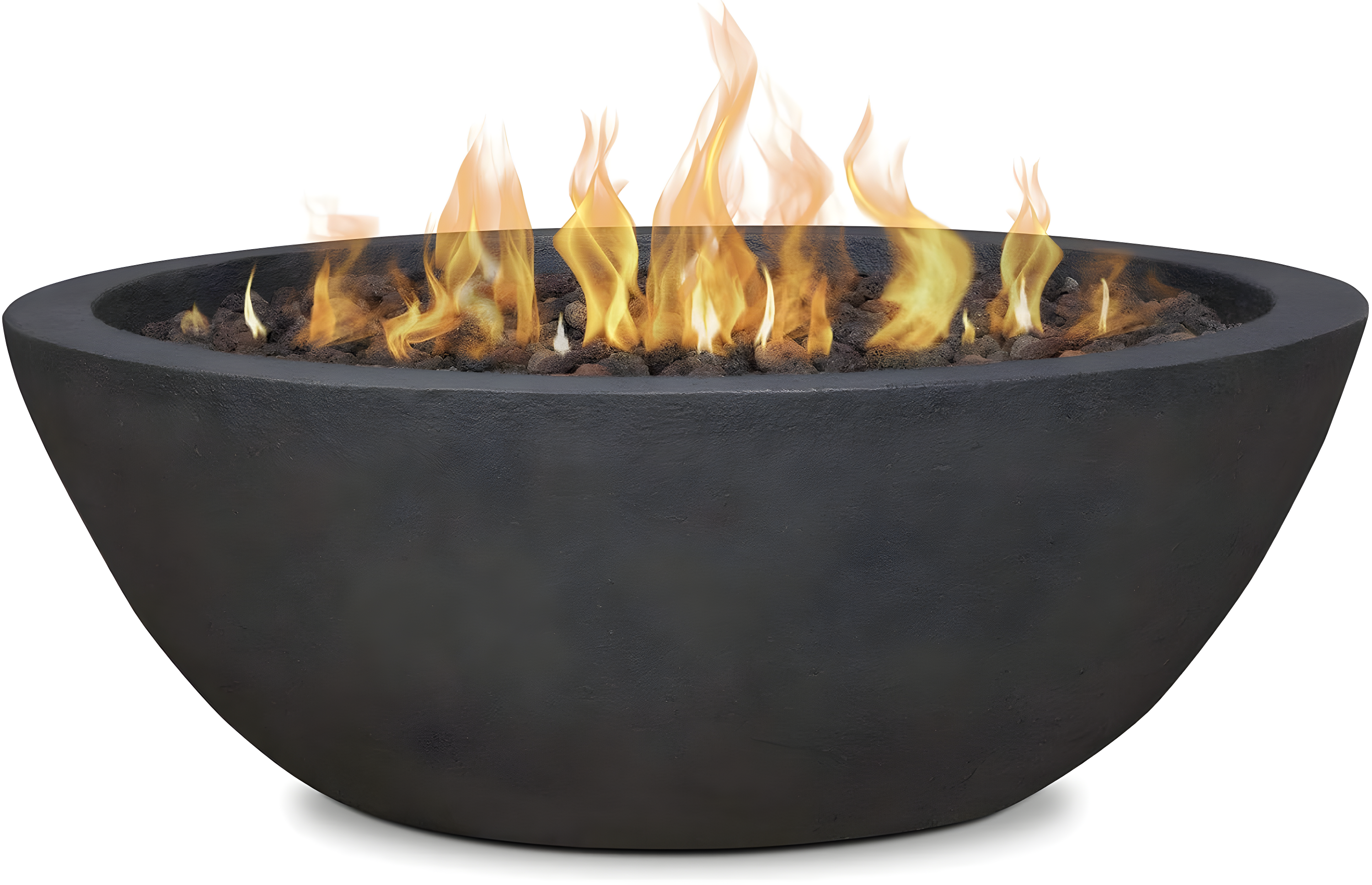 Fernanda Fire Bowl - Shale / Round