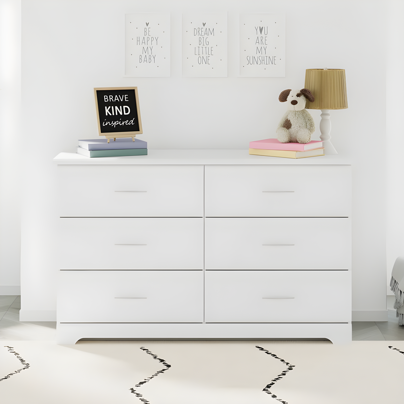 Brookside 6 Drawer Double Dresser