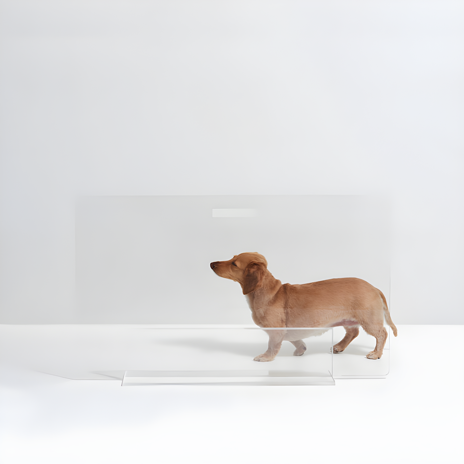 Low Clear Pet Gate Panel