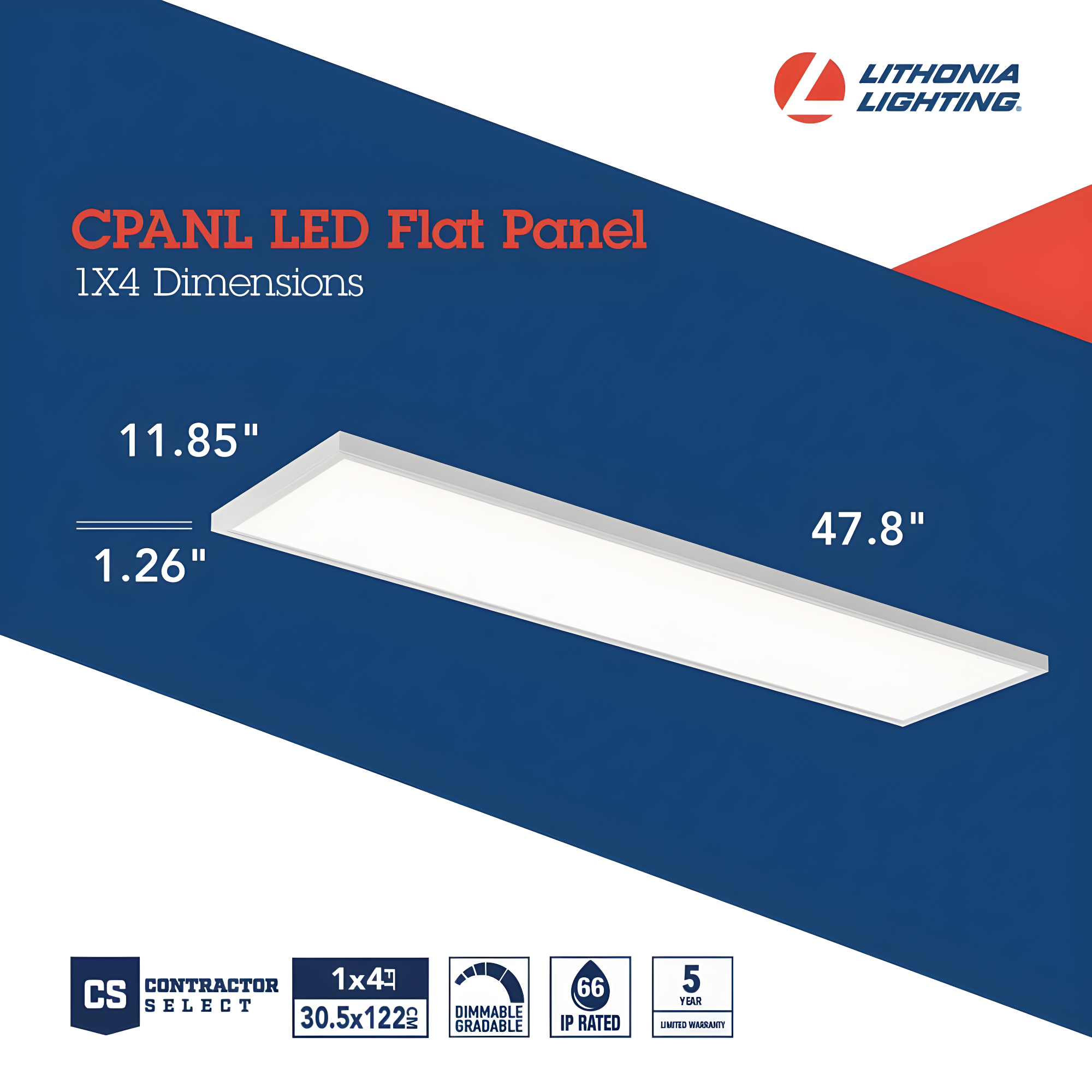 Dimmable Square Flat Panel Ceiling Light