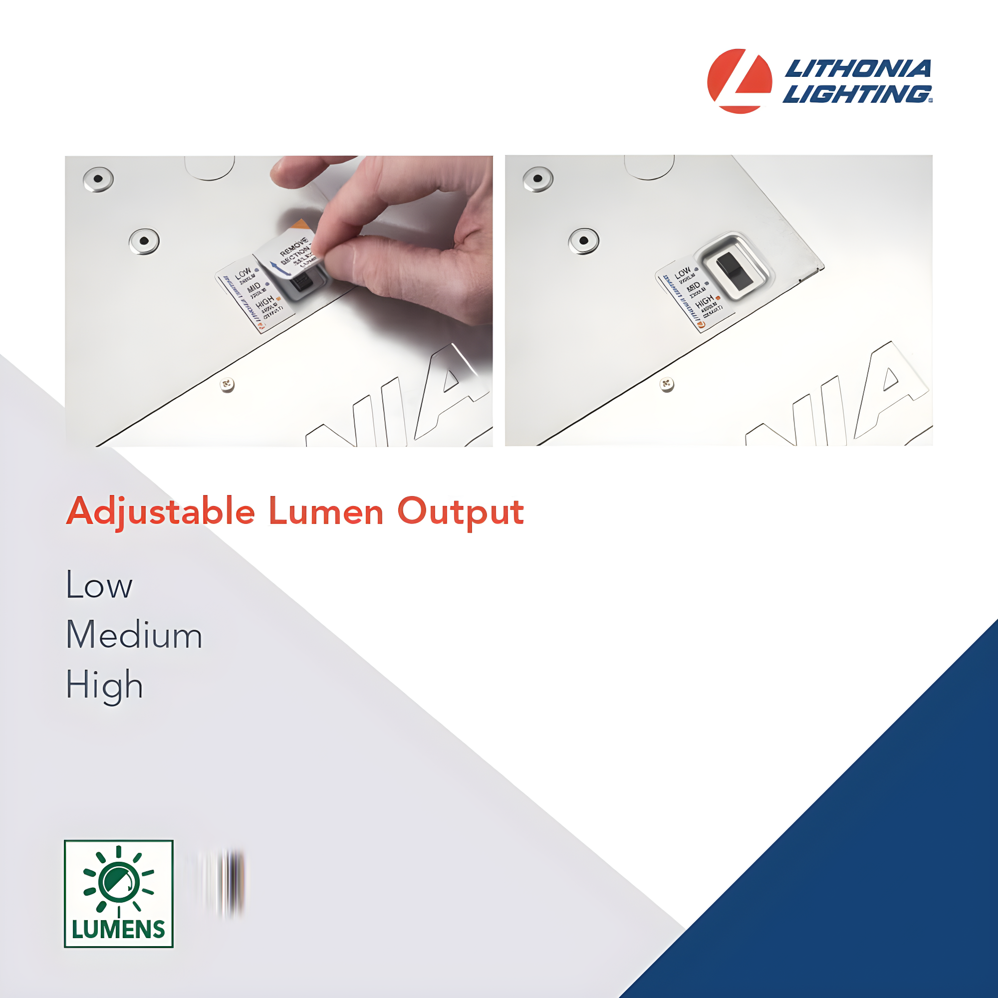 Dimmable Square Flat Panel Ceiling Light