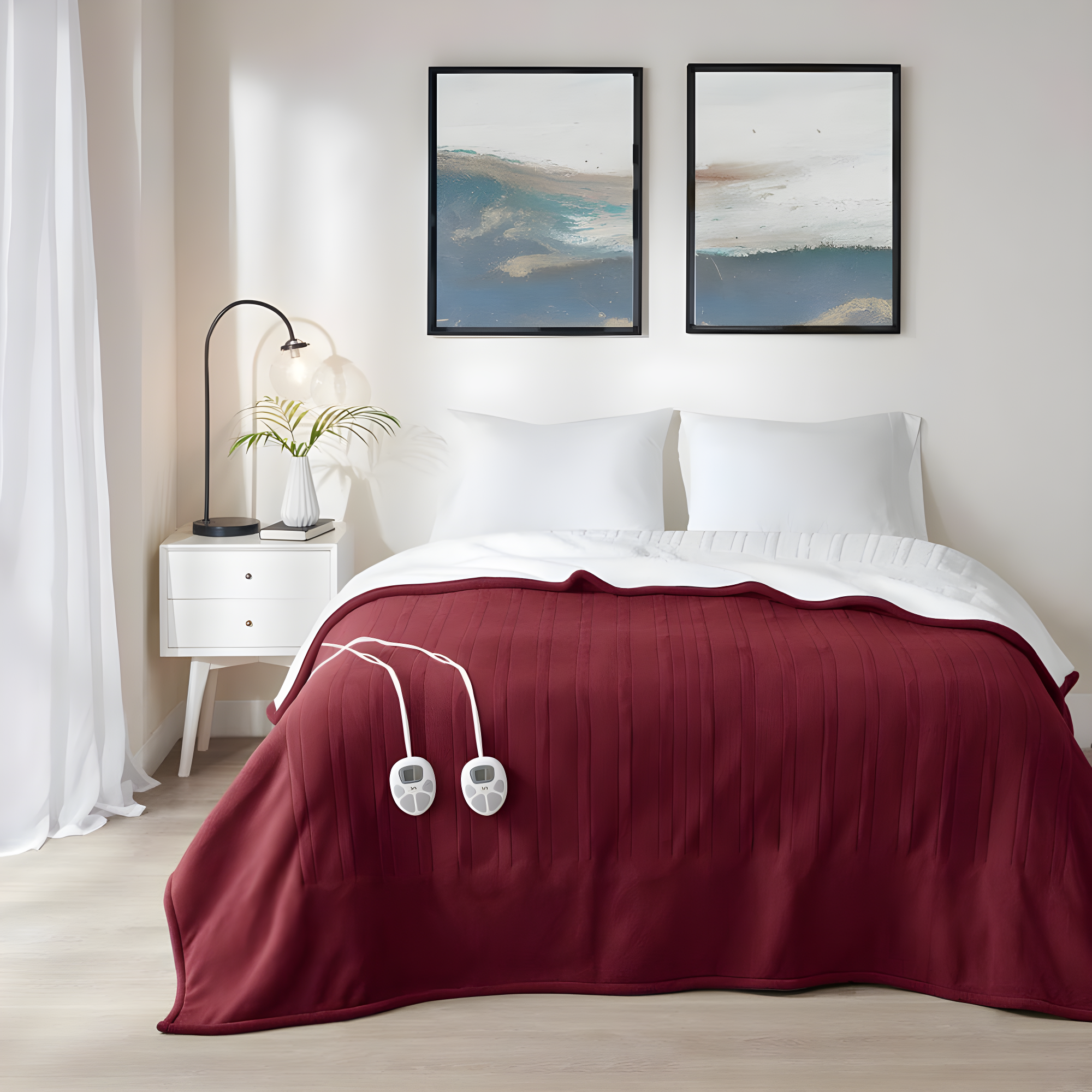 Serta Serta Fleece to Sherpa Heated Blanket