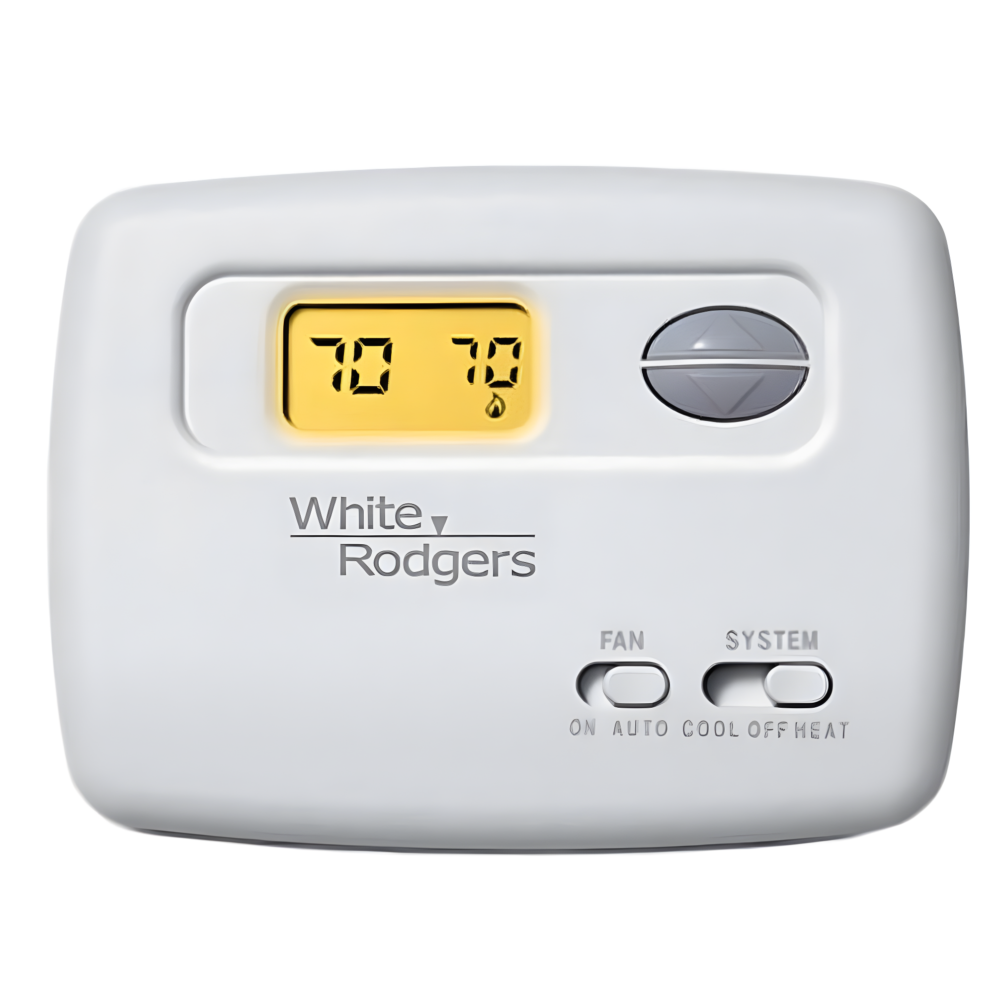 White-Rodgers 1F78-144 HVAC Non-Programmable Thermostat