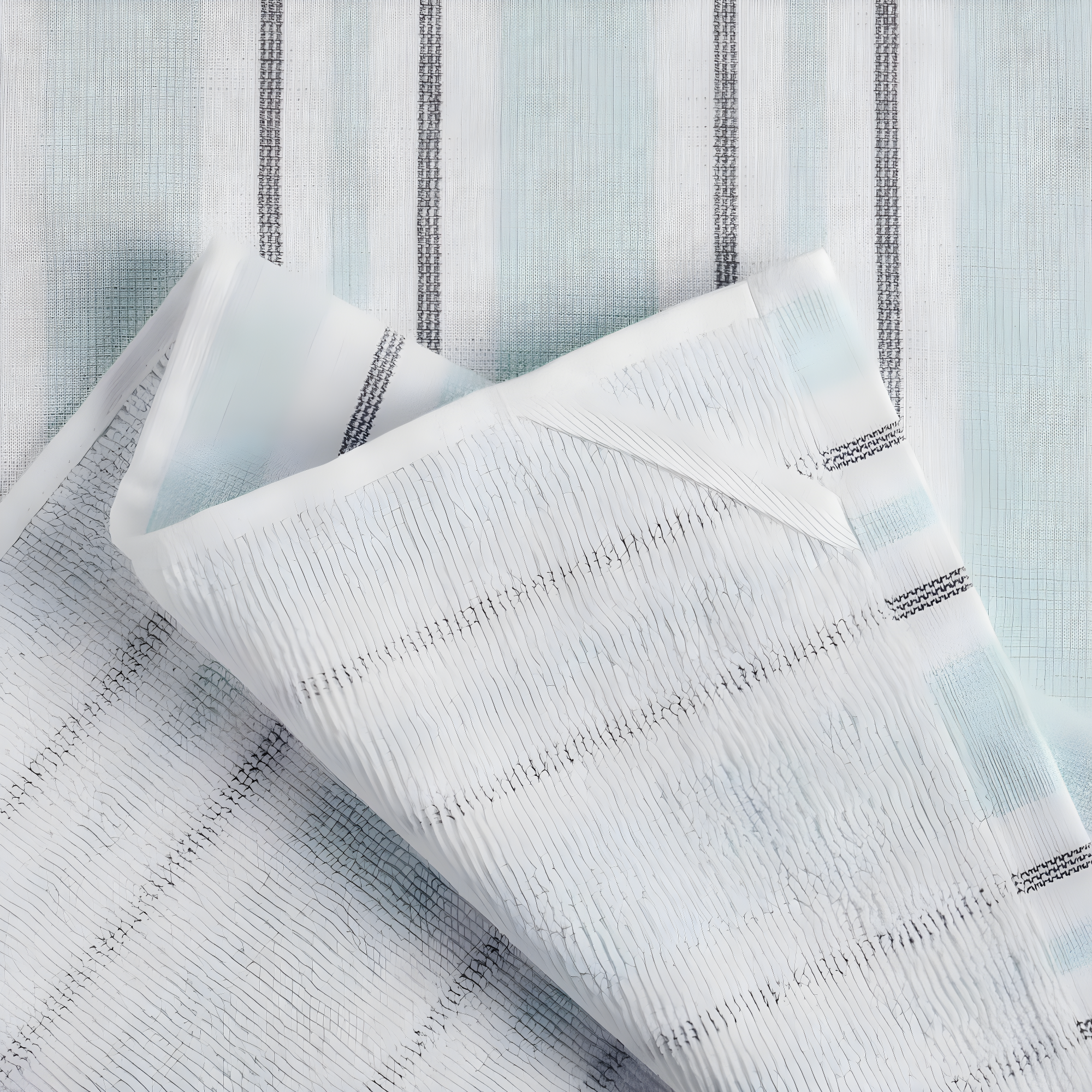Martha Stewart Martha Stewart Morris Stipe Kitchen Towel Set (Set of 2)