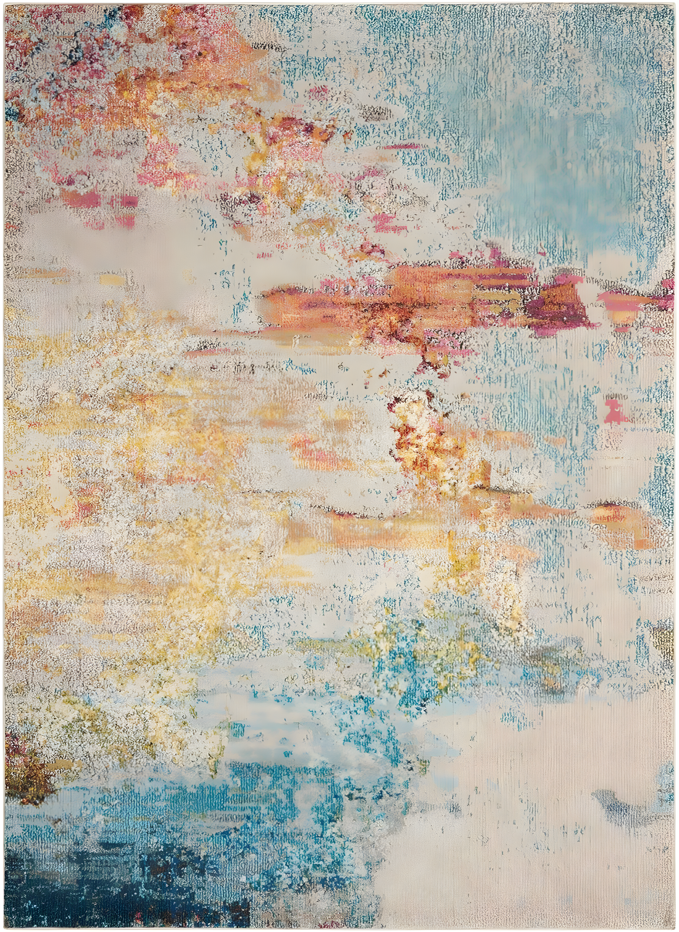 Nourison Celestial CES02 Sealife Indoor Area Rug 3'11" x 5'11"