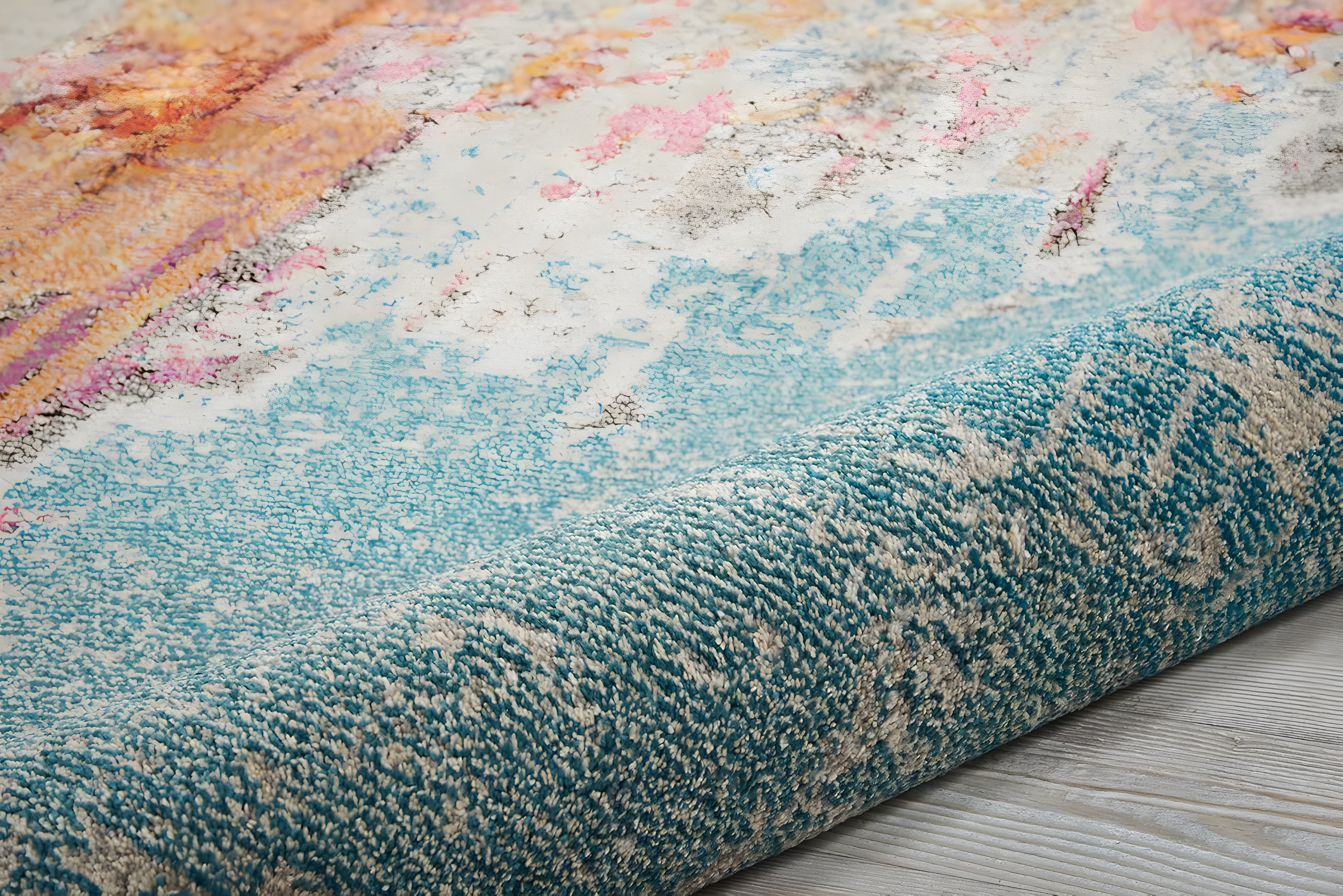 Nourison Celestial CES02 Sealife Indoor Area Rug 3'11" x 5'11"