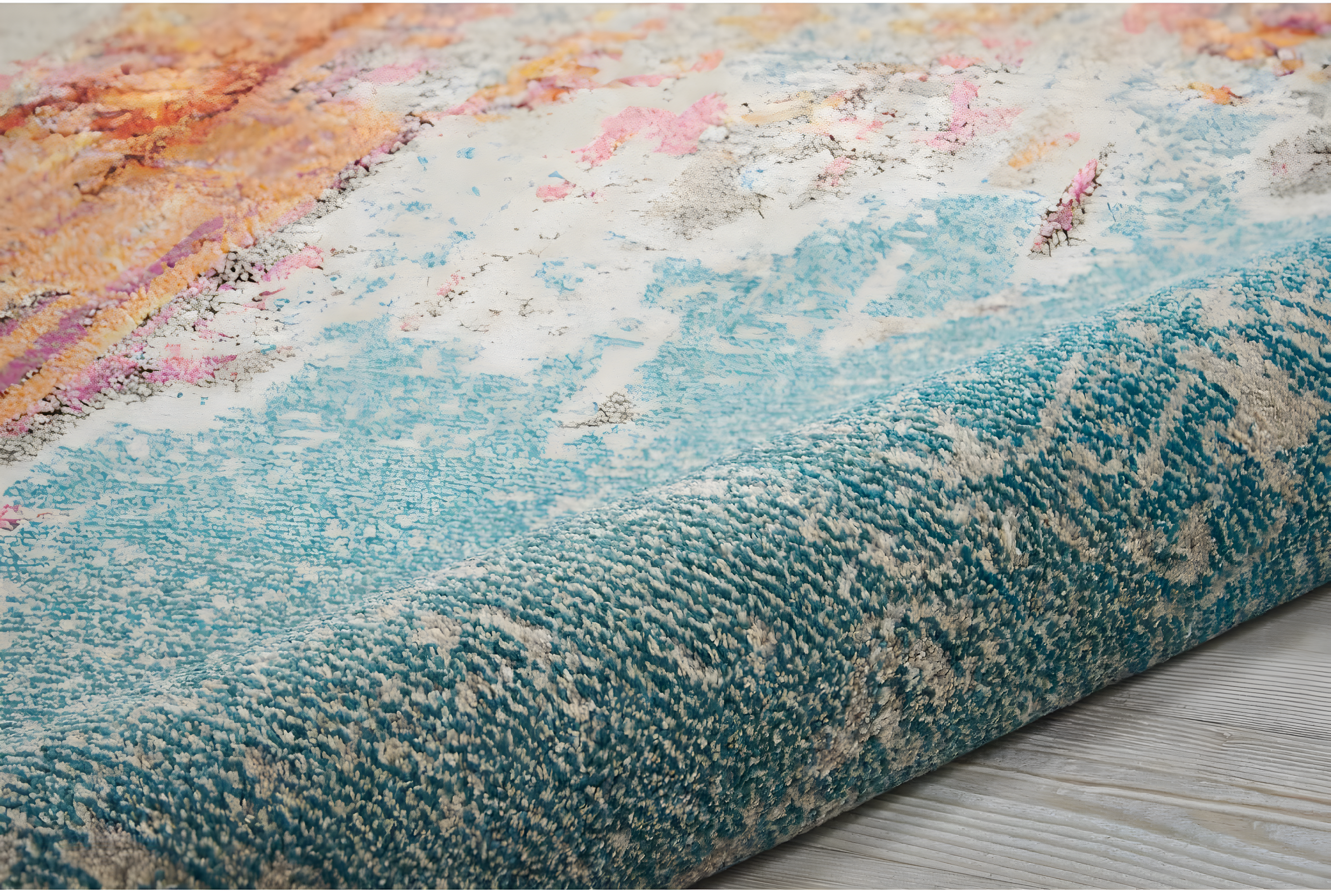 Nourison Celestial CES02 Sealife Indoor Area Rug 3'11" x 5'11"