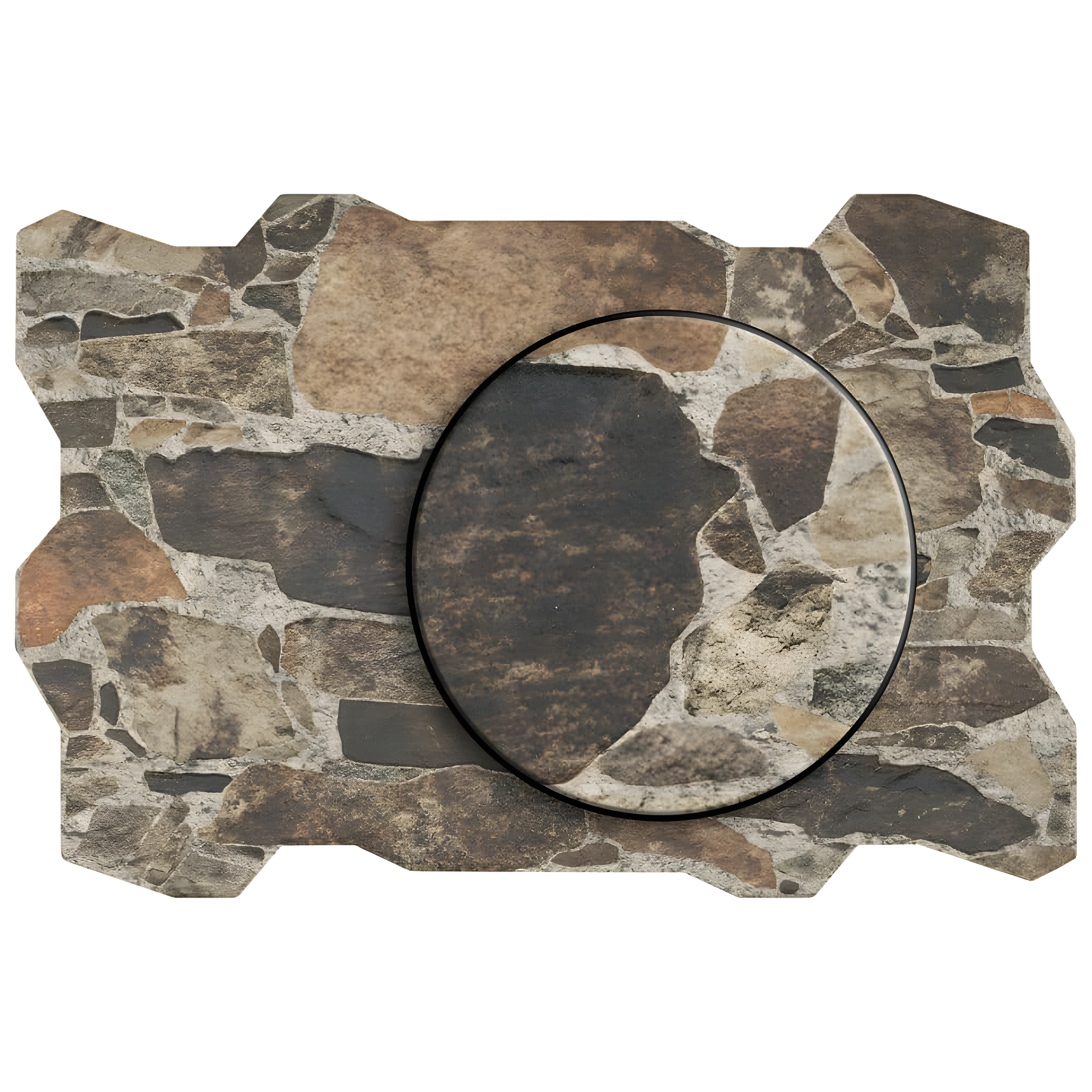 Rambla 15" x 23" Porcelain Stone Look Wall & Floor Tile