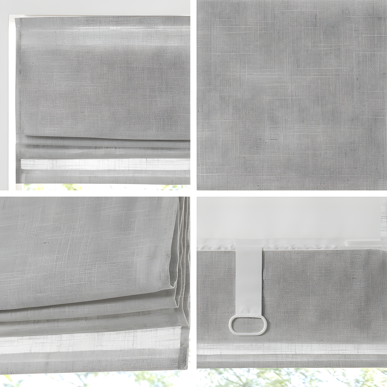 Kyler Linen Blend Light Filtering Single Roman Shade