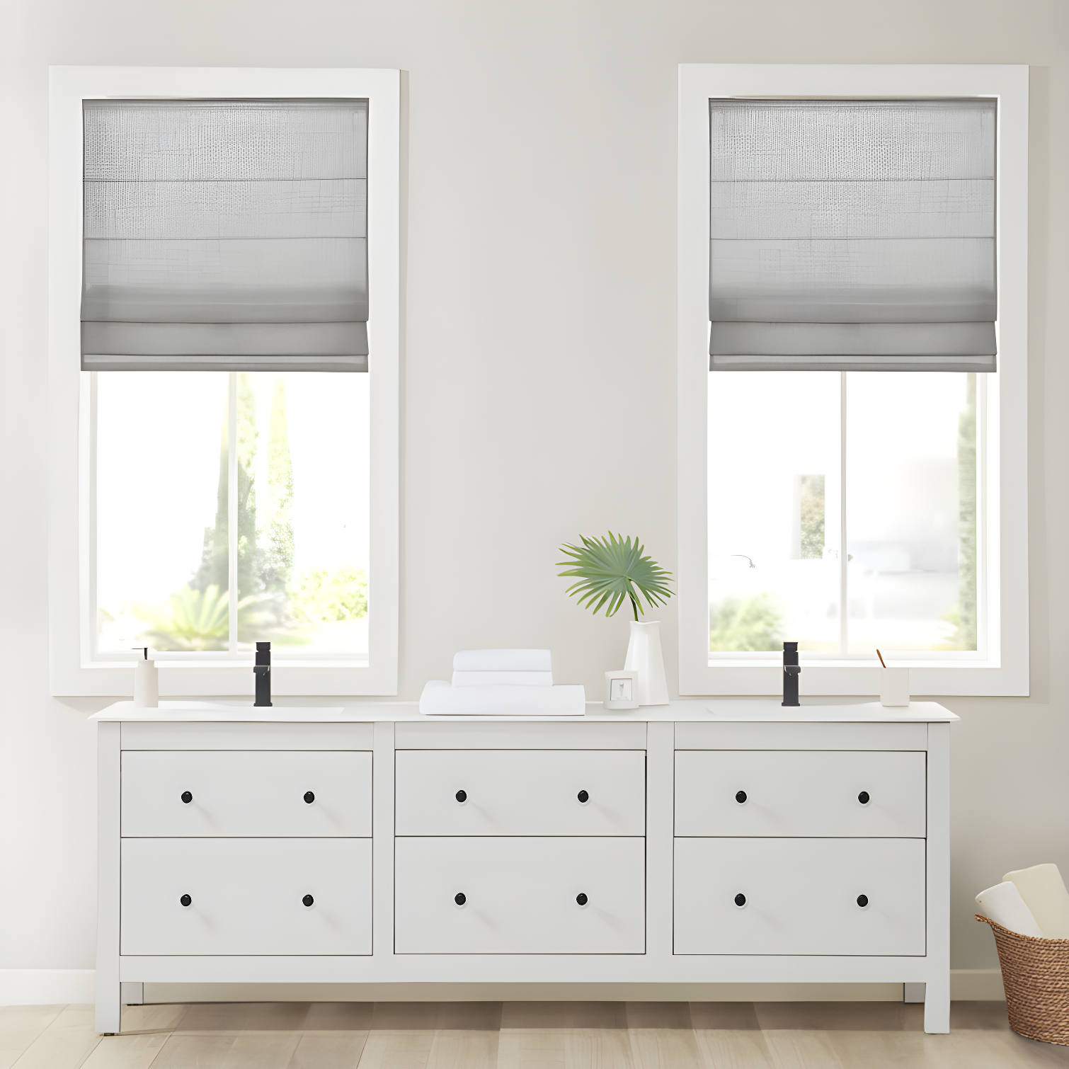 Kyler Linen Blend Light Filtering Single Roman Shade