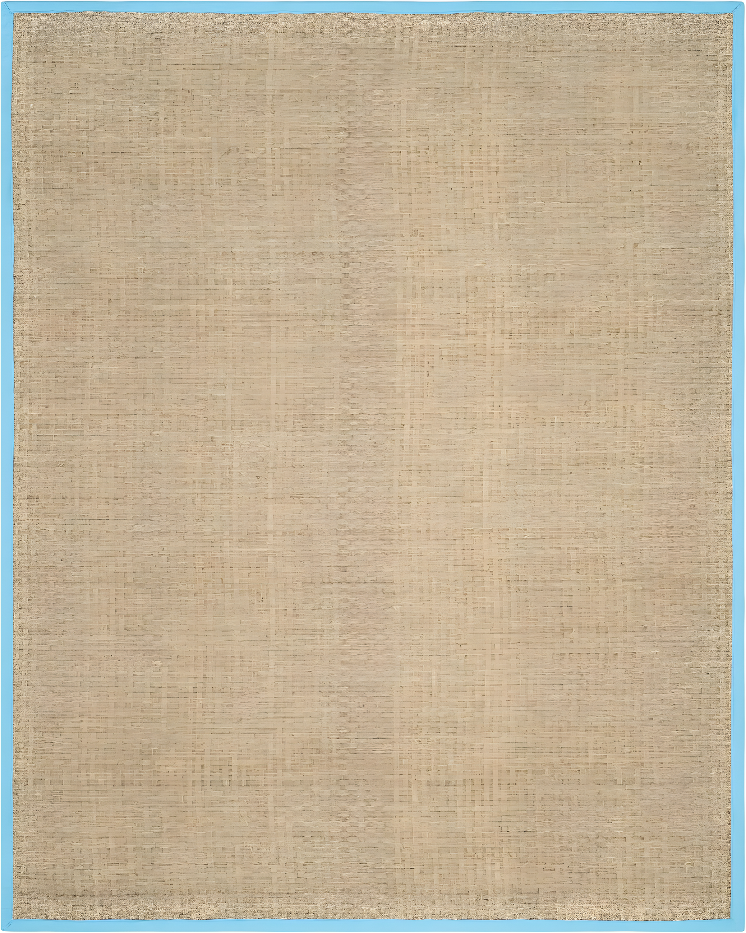 Natural Fiber NF114 Power Loomed Area Rug - Natural/Turquoise - 8'x10' - Safavieh.
