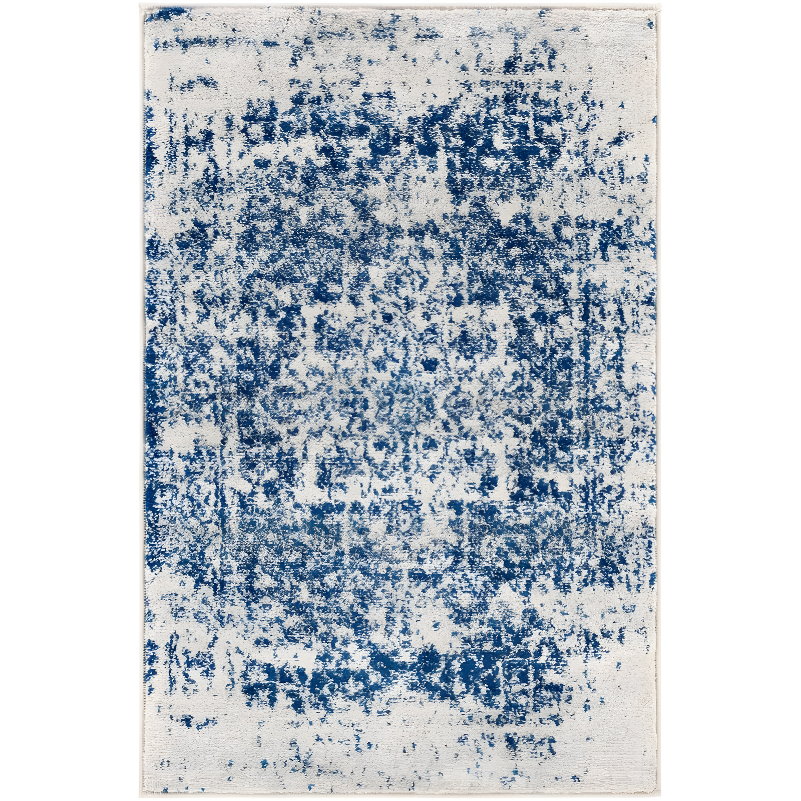 Prisha Rug - White and Blue / 2' x 3'