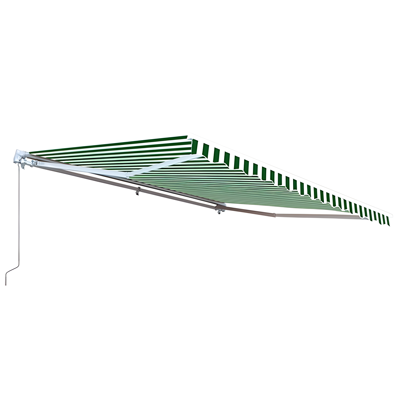 Retractable Patio Awning - White Frame