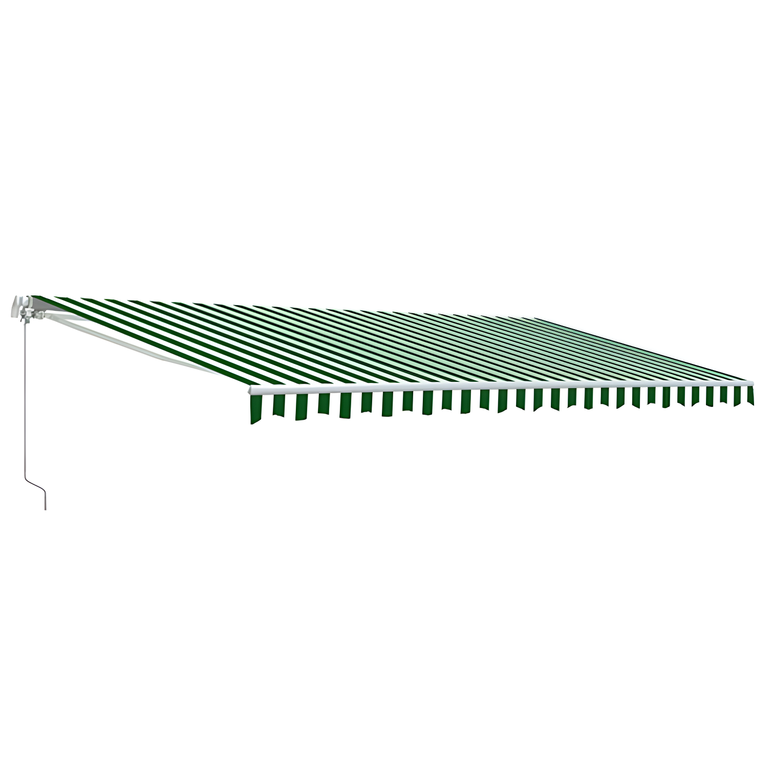Retractable Patio Awning - White Frame