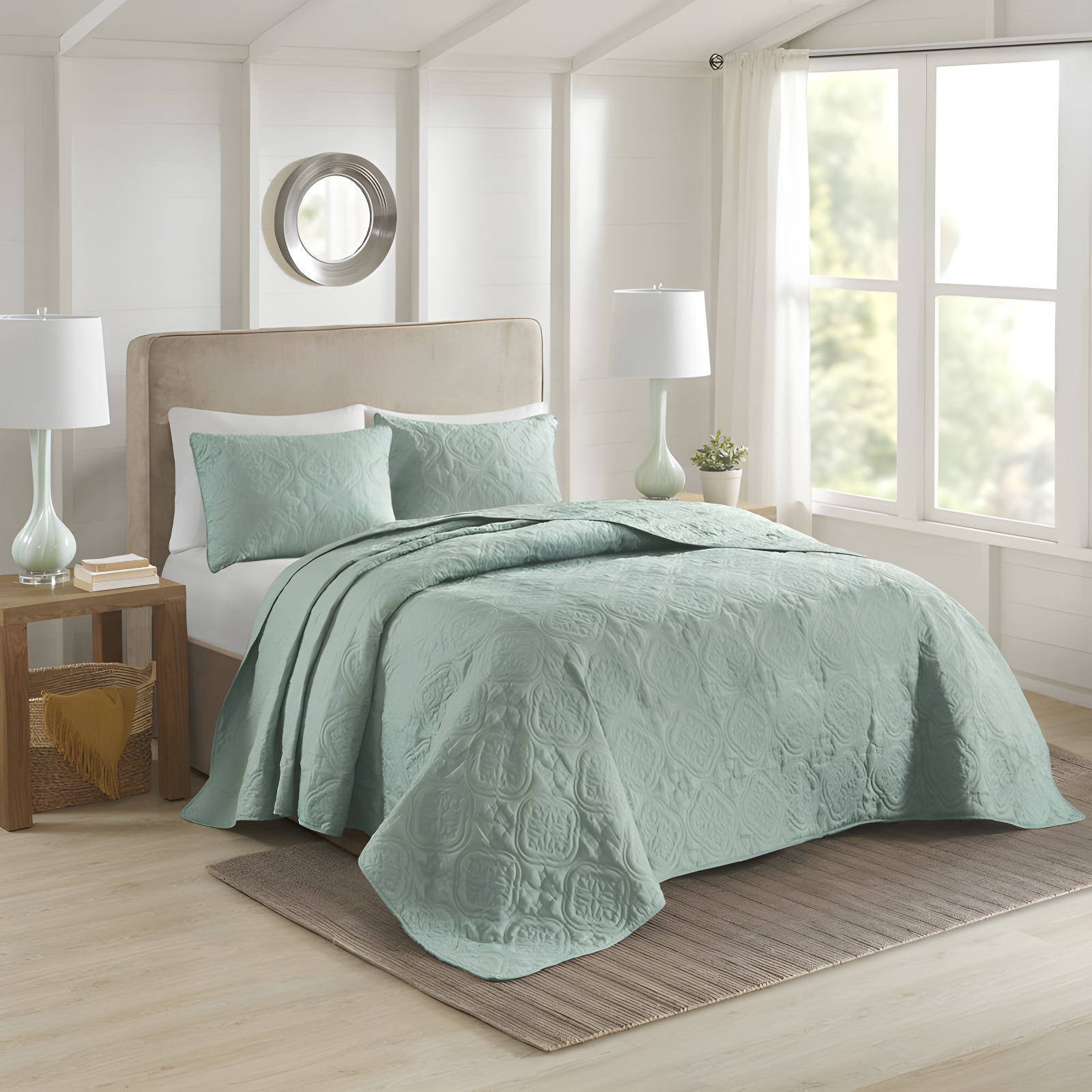 510 Design Oakley 3 Piece Reversible Bedspread Set