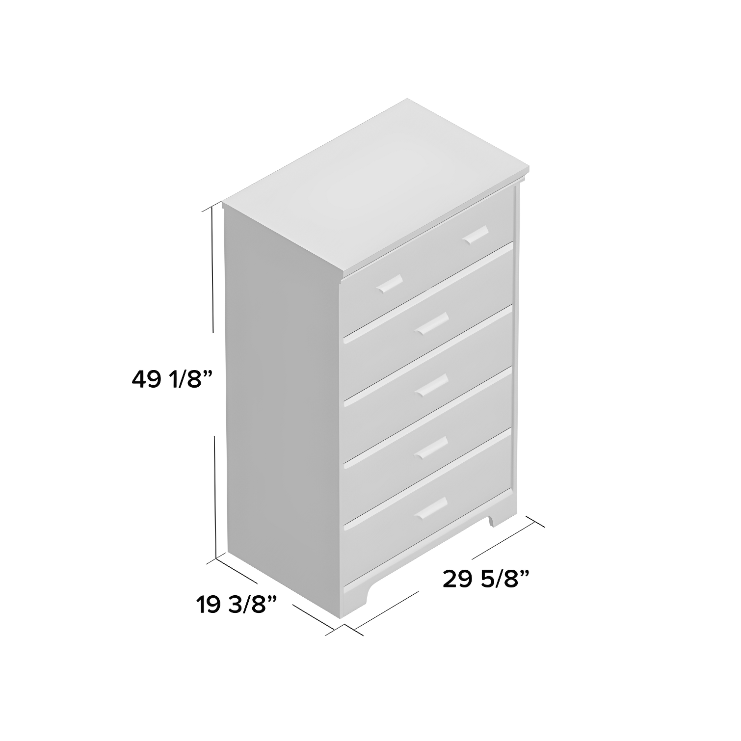Versa 5 Drawer Chest