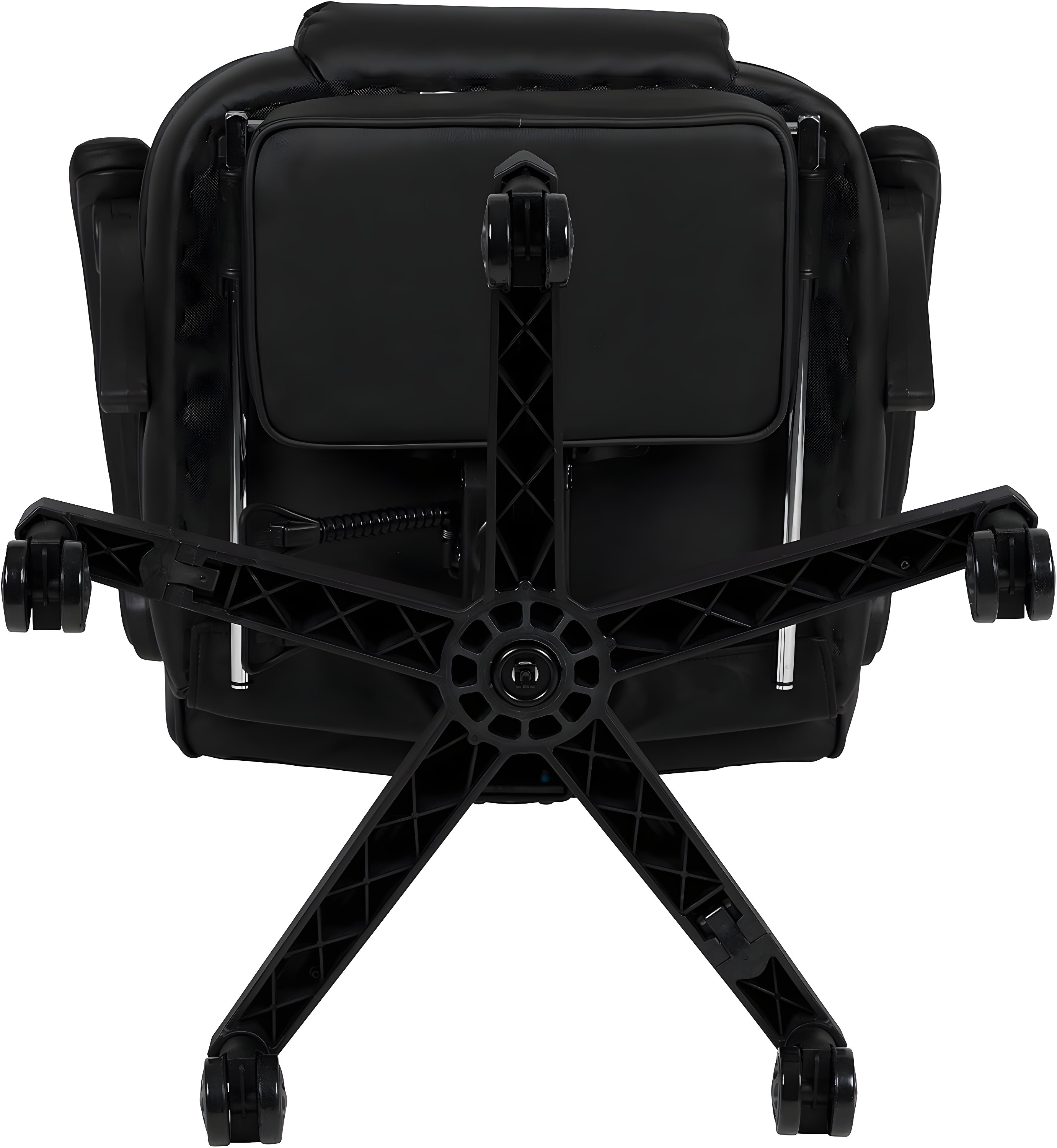 Flash Furniture X40 Gaming Chair Racing Ergonomic Computer Chair with Fully Reclining Back/Arms, Slide-Out Footrest, Massaging Lumbar - Black