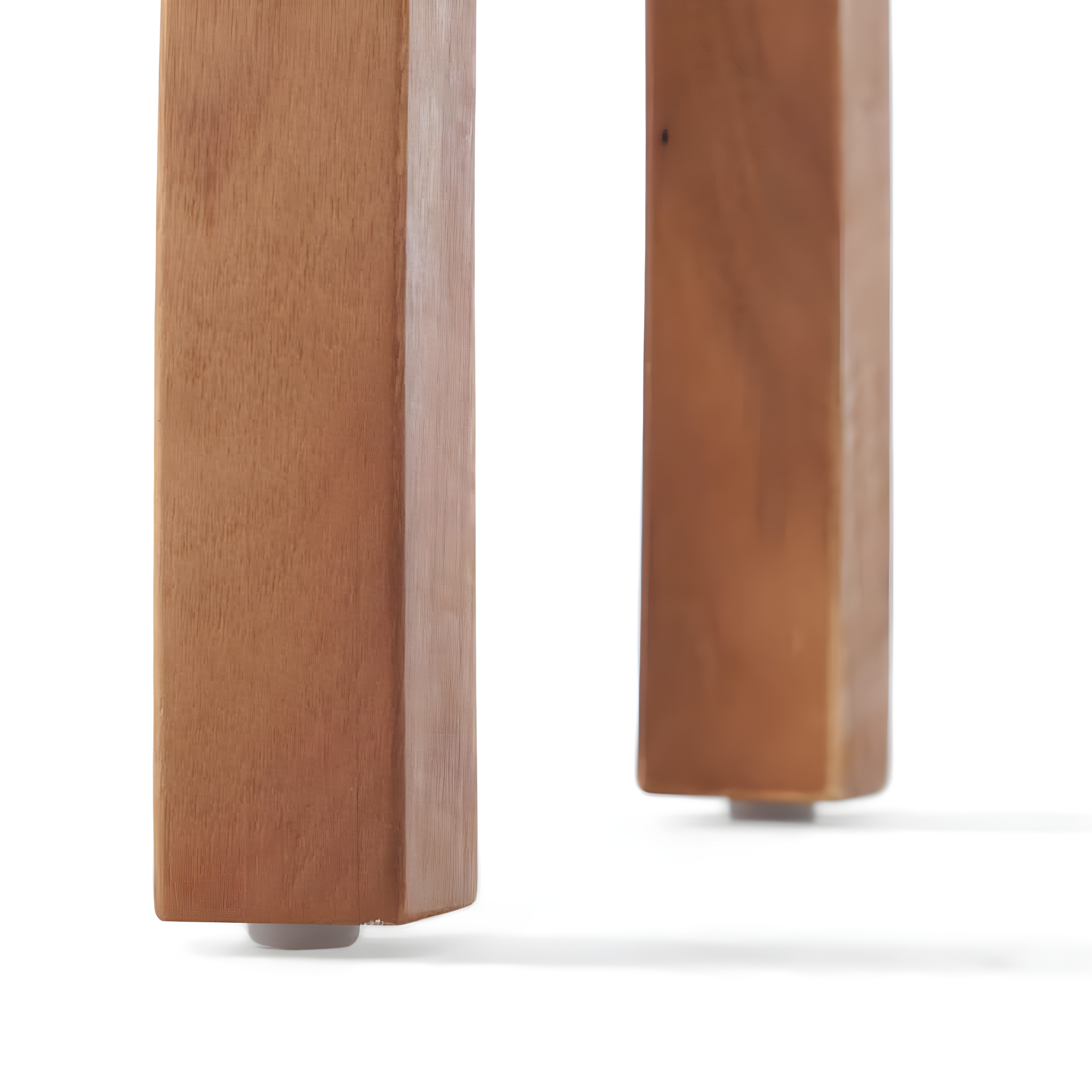 Noble House Selma Outdoor Slatted Acacia Wood Accent Table in Teak Brown