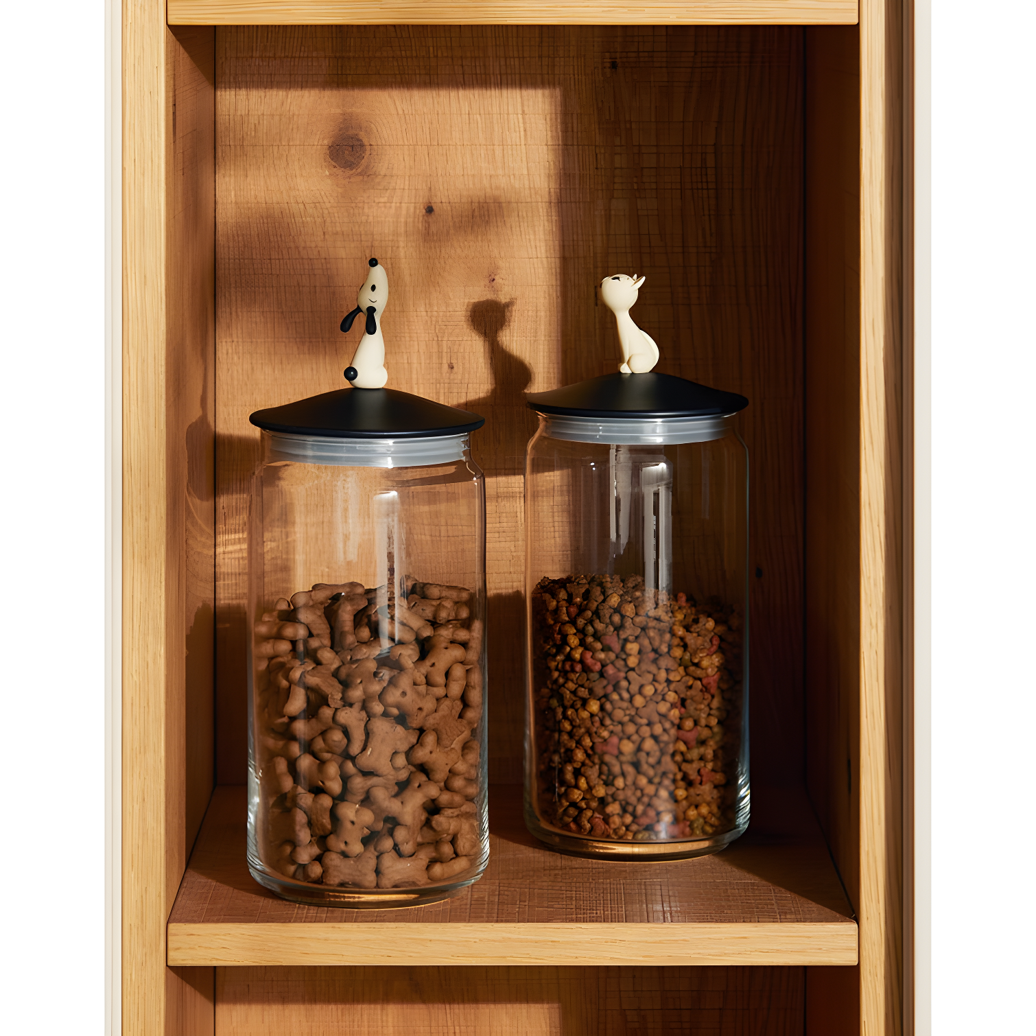 Alessi Miò 1.6 Lb. Pet Treat Jar With Snap On Lid