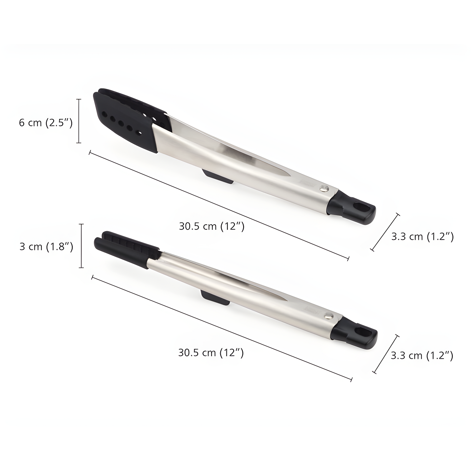 Joseph Joseph Joseph Joseph Elevate™ Fusion 2-Piece Tong Set with Integrated Tool Rests