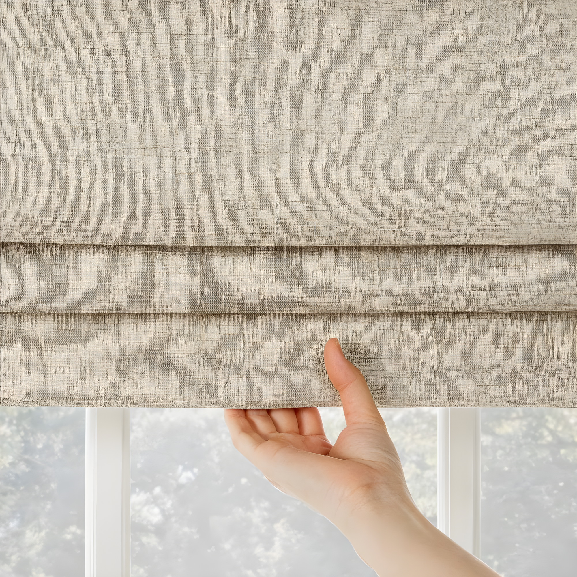 Sun Zero Sun Zero Somerton Thermal 100% Blackout Cordless Roman Shade