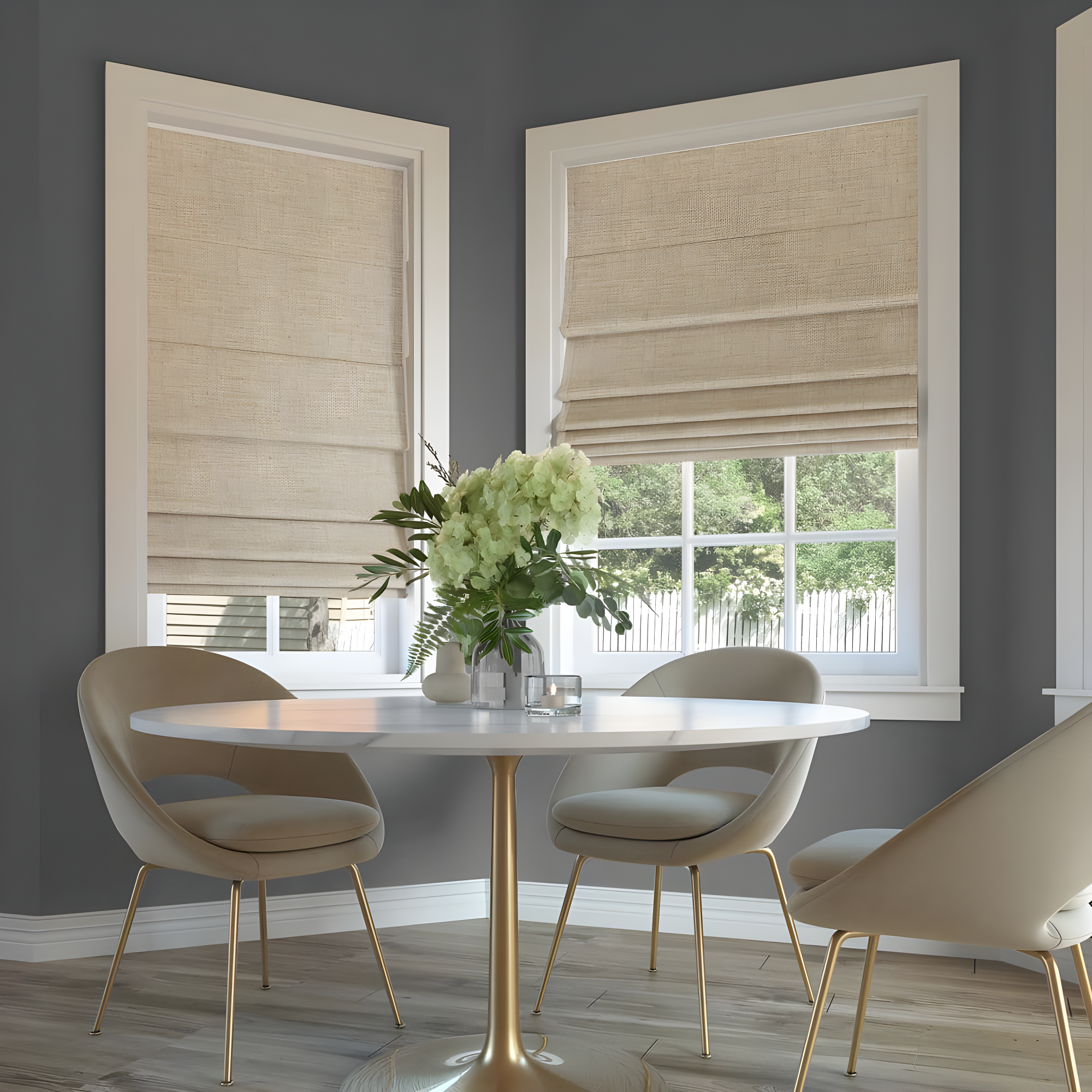 Sun Zero Sun Zero Somerton Thermal 100% Blackout Cordless Roman Shade