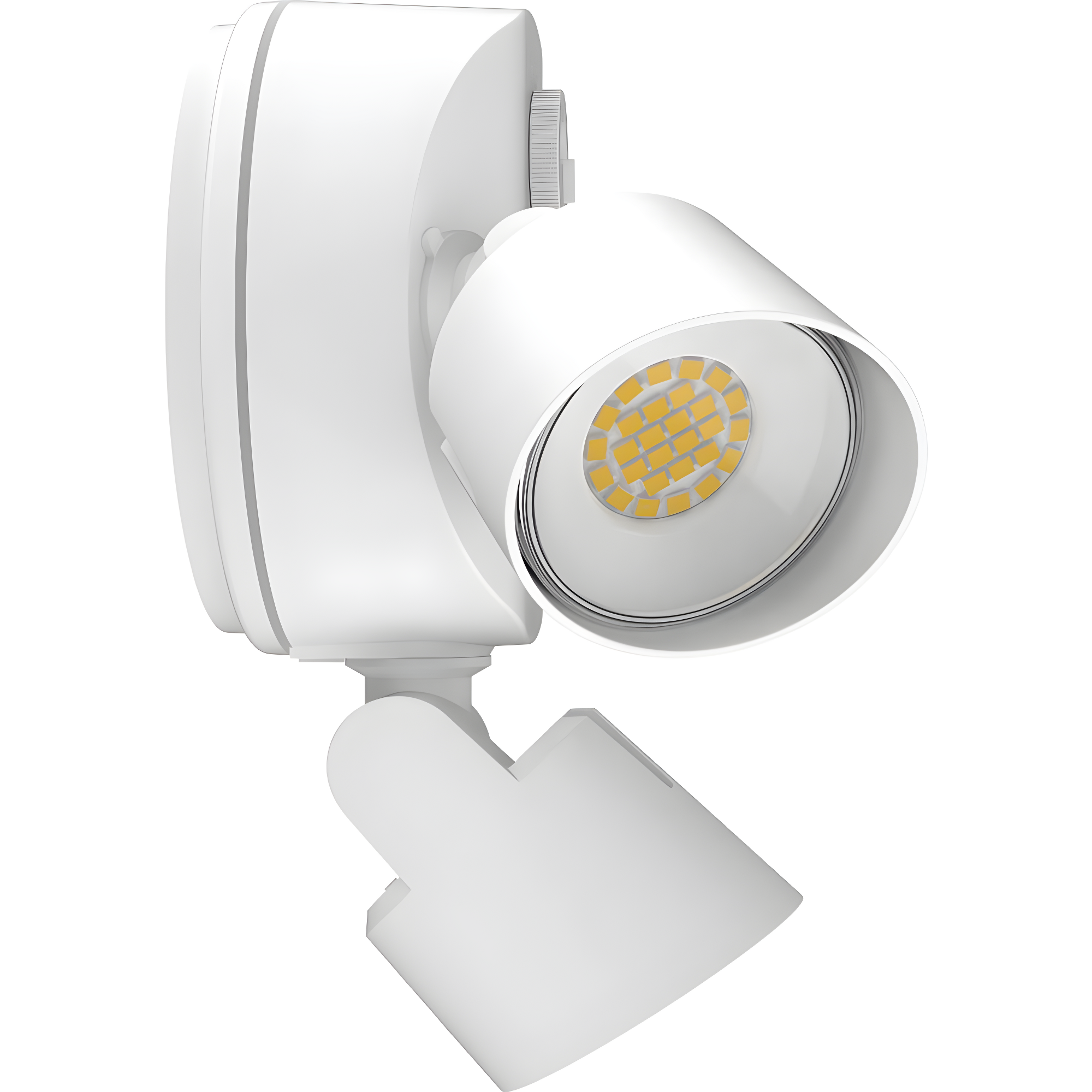 Lithonia Lighting 2 - Head Hardwired Dusk to Dawn Outdoor Security Flood Light with Motion Sensor