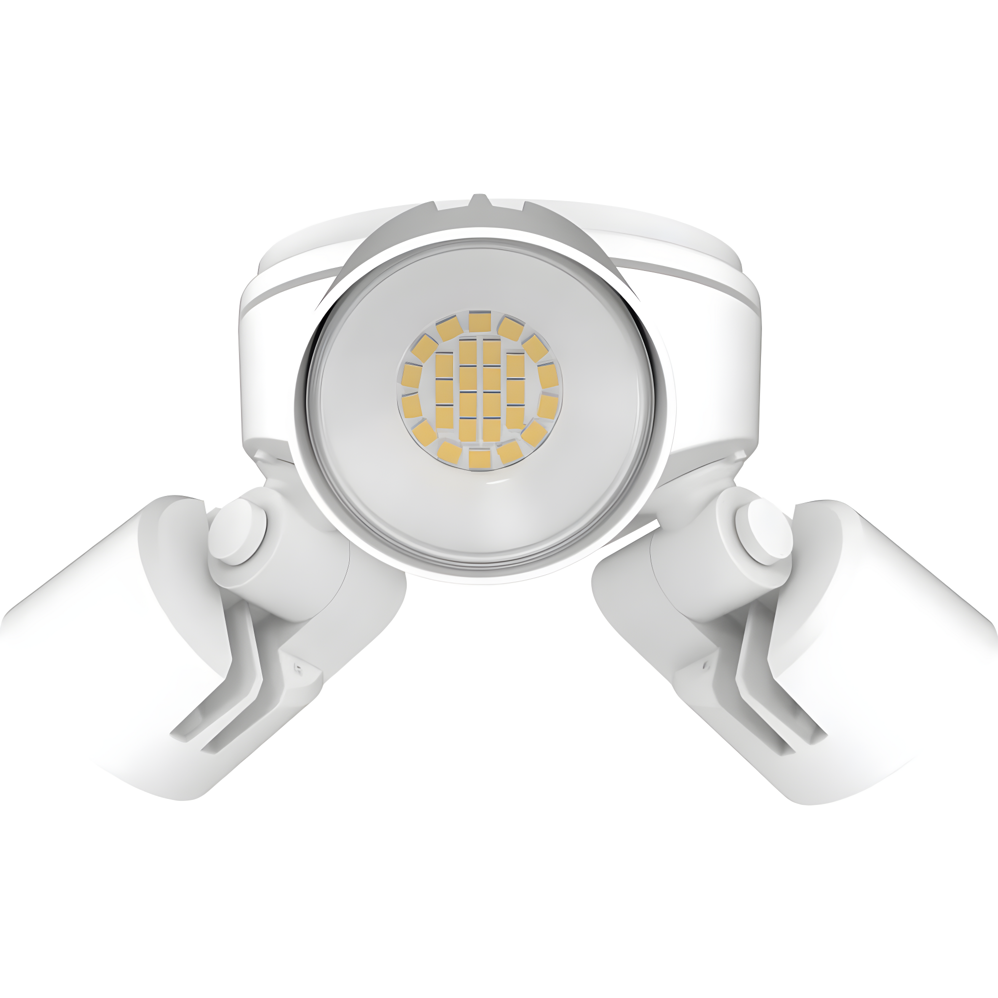 Lithonia Lighting 2 - Head Hardwired Dusk to Dawn Outdoor Security Flood Light with Motion Sensor