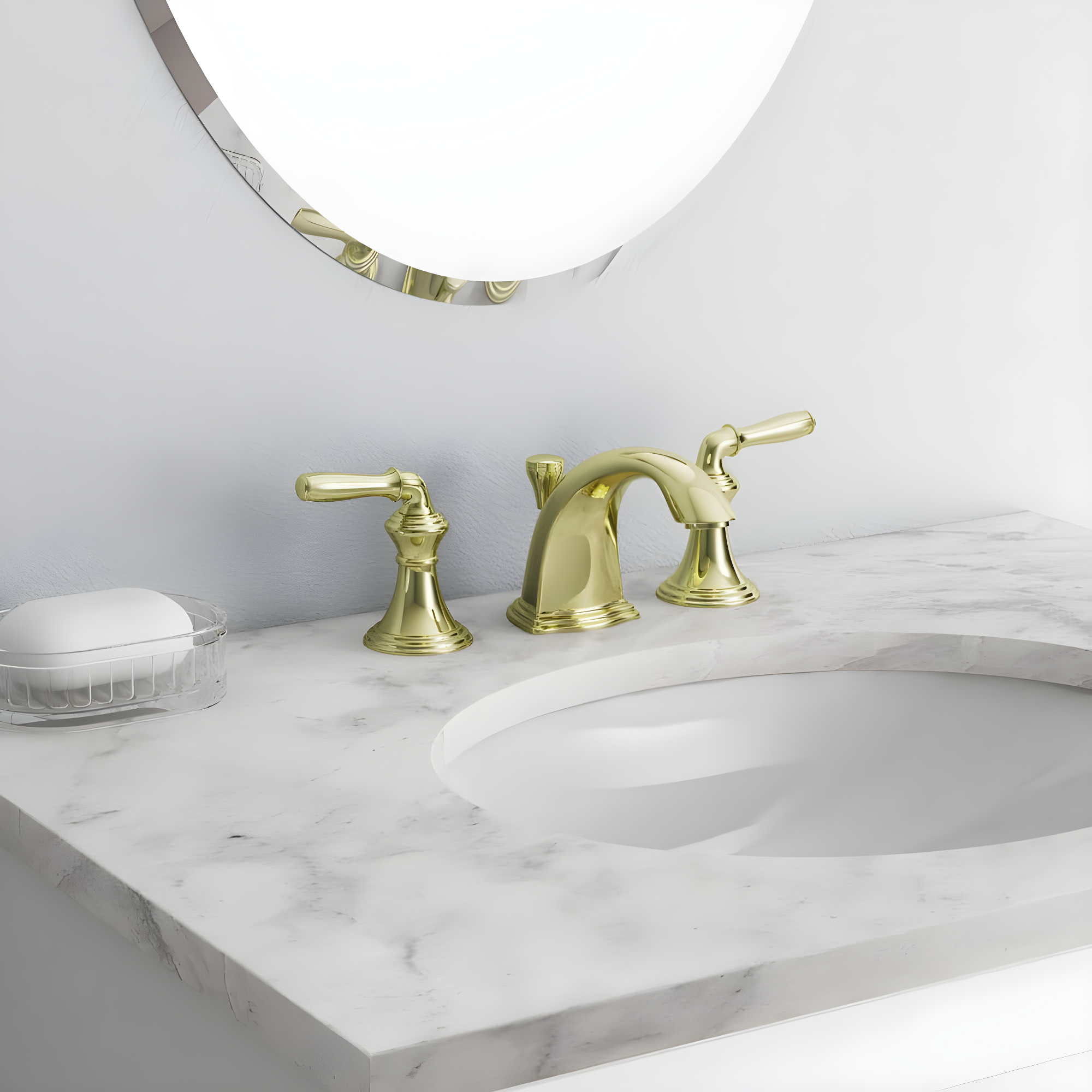 Kohler Devonshire Centerset Bathroom Sink Faucet, 1.2 gpm