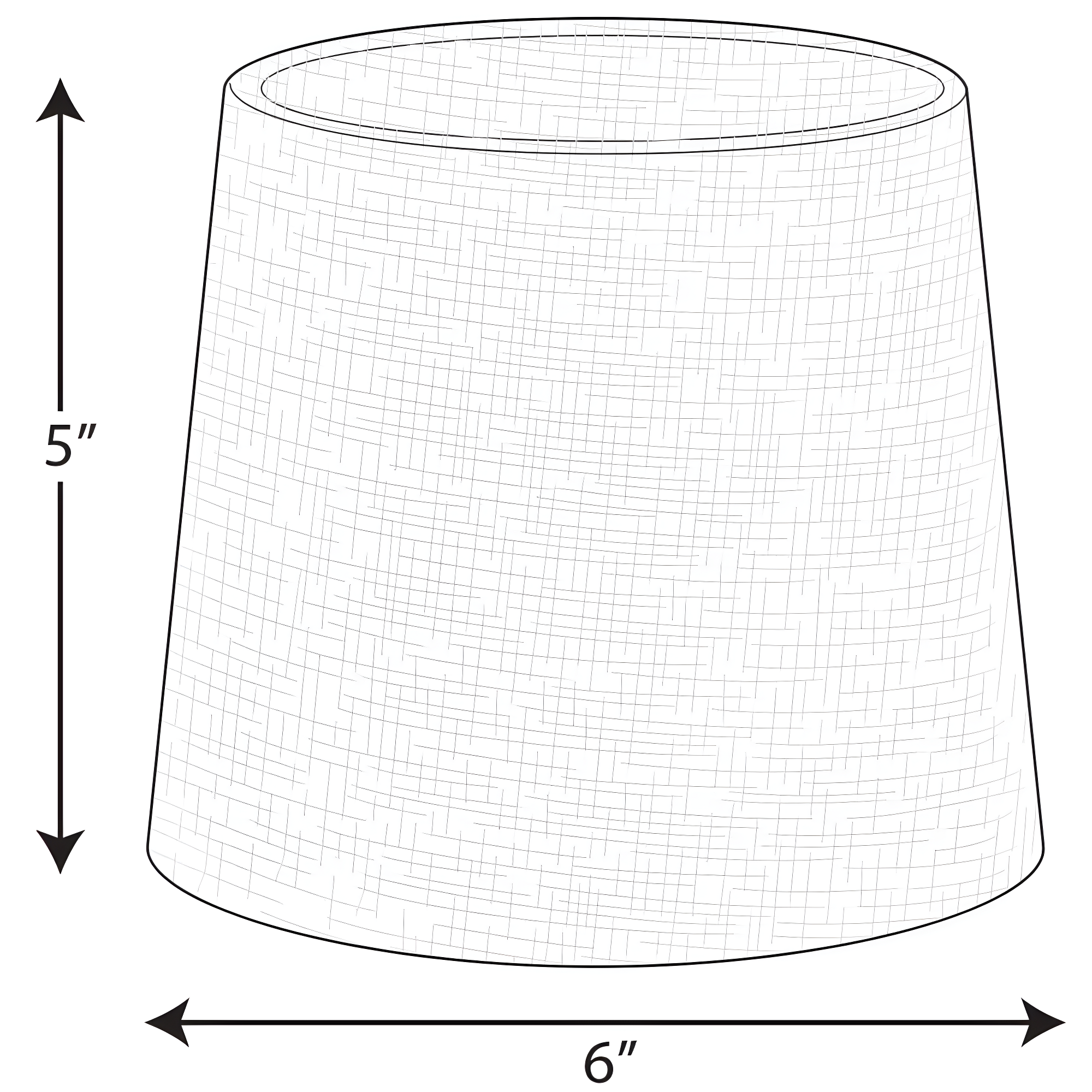 Natural Burlap Accessory Shade