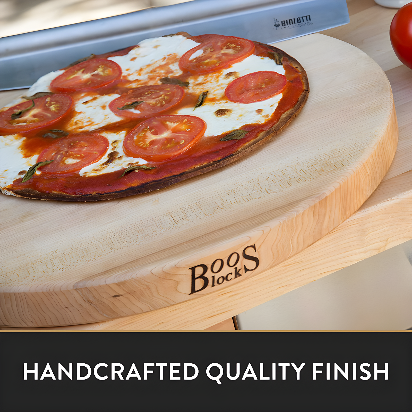 John Boos John Boos 18" Round Cutting Board, 1.5" Edge Grain