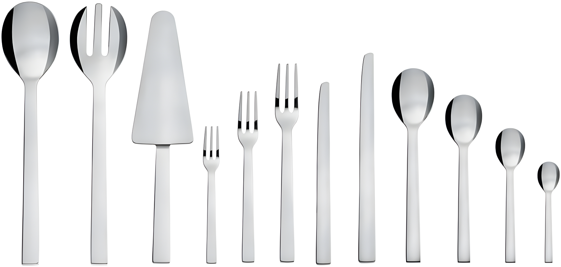 Alessi Santiago Stainless Steel Salad Servers