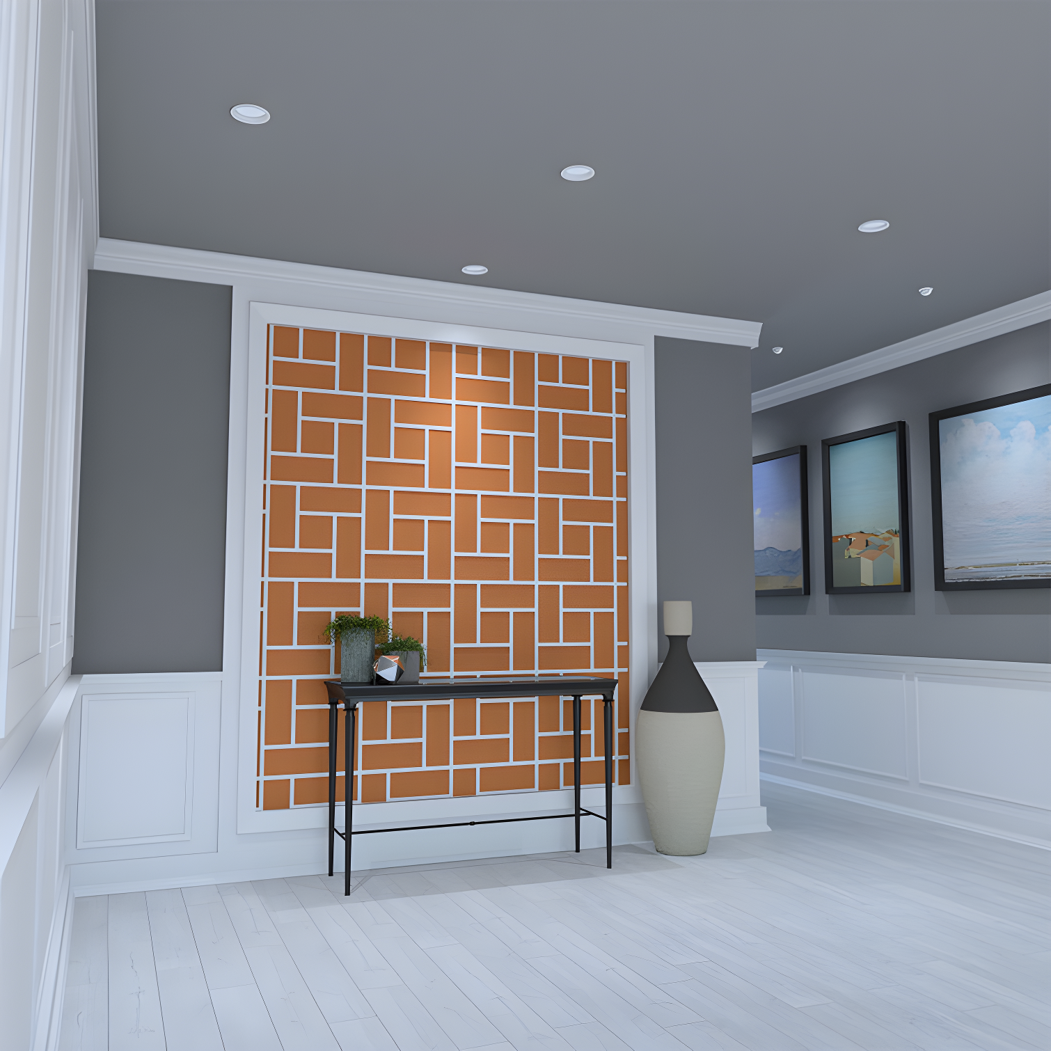 Sheffield Architectural Grade PVC Decorative Fretwork Wall Panel